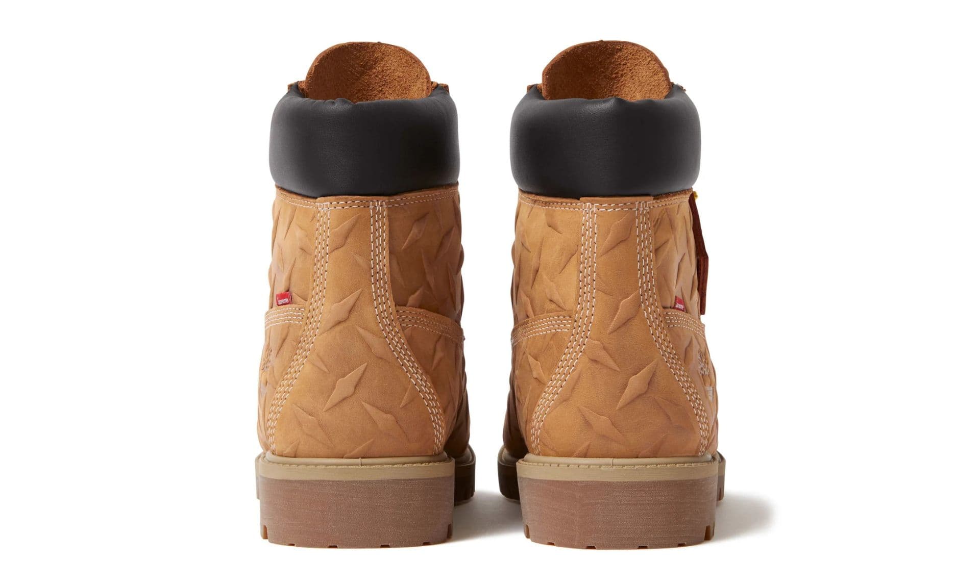 Timberland 6" Premium Waterproof Boot Supreme Diamond Plate Wheat | OVERCEZ