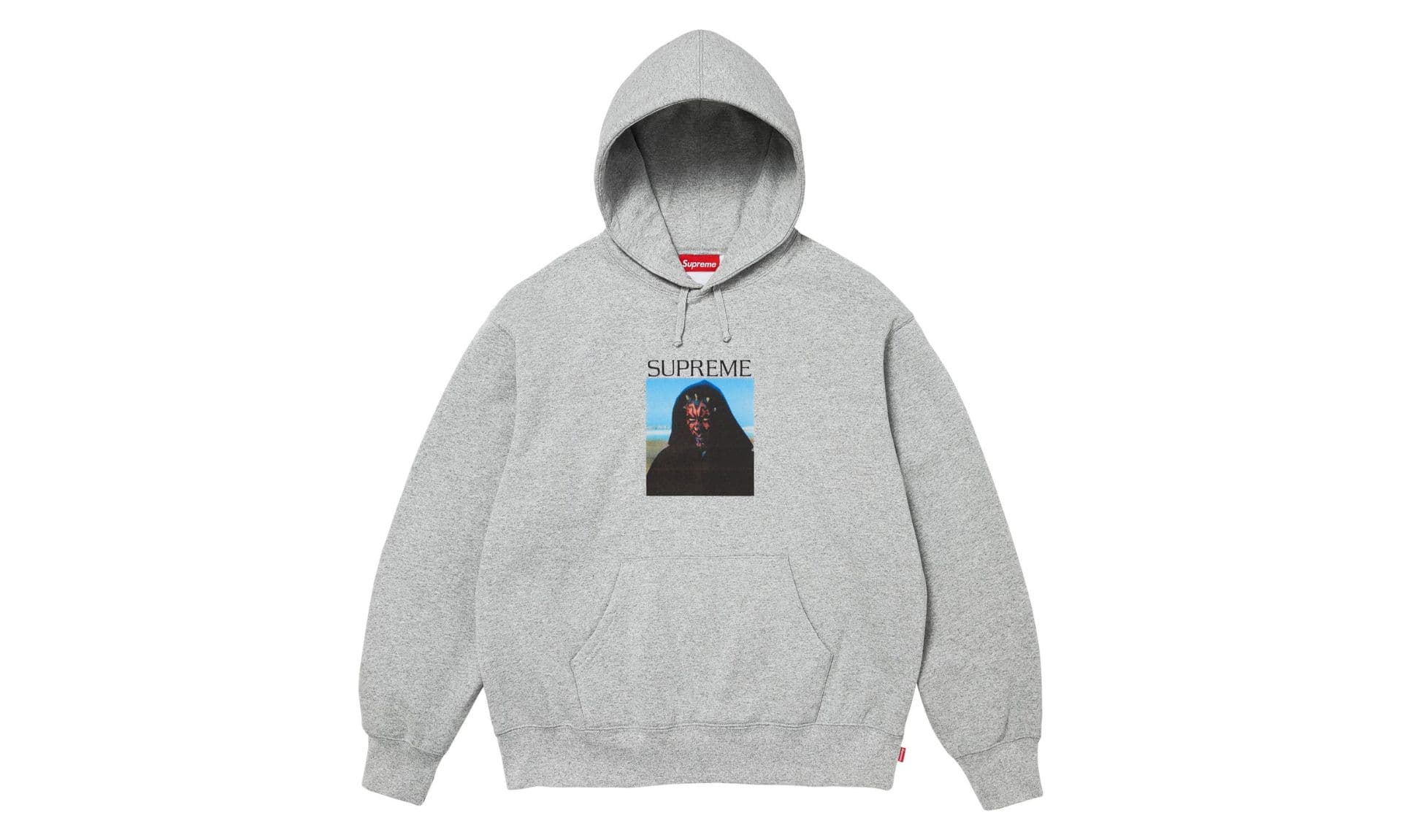 Supreme Sith Hooded Sweatshirt Heather Grey | OVERCEZ