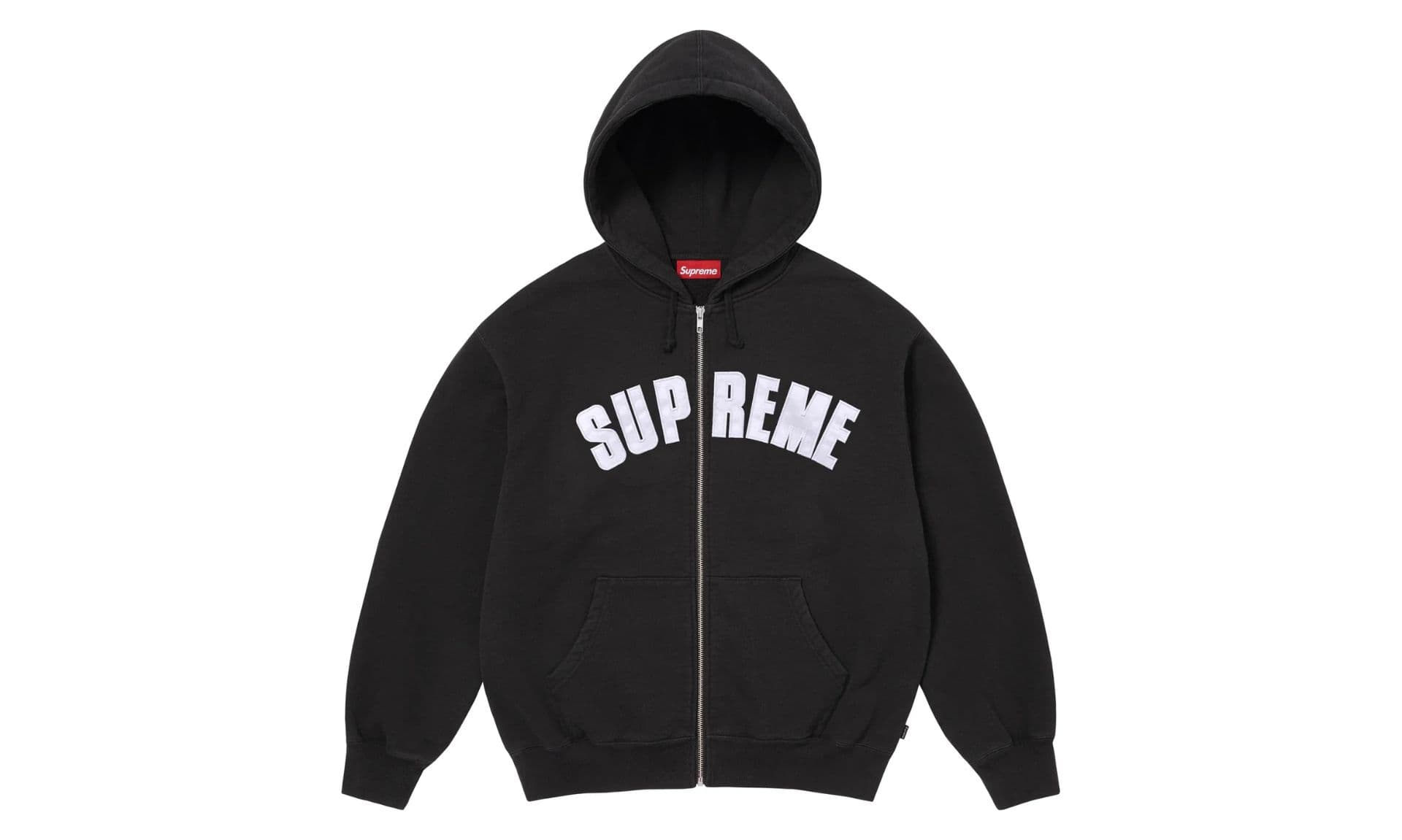 Supreme Larry Clark Zip Up Hooded Sweatshirt Black