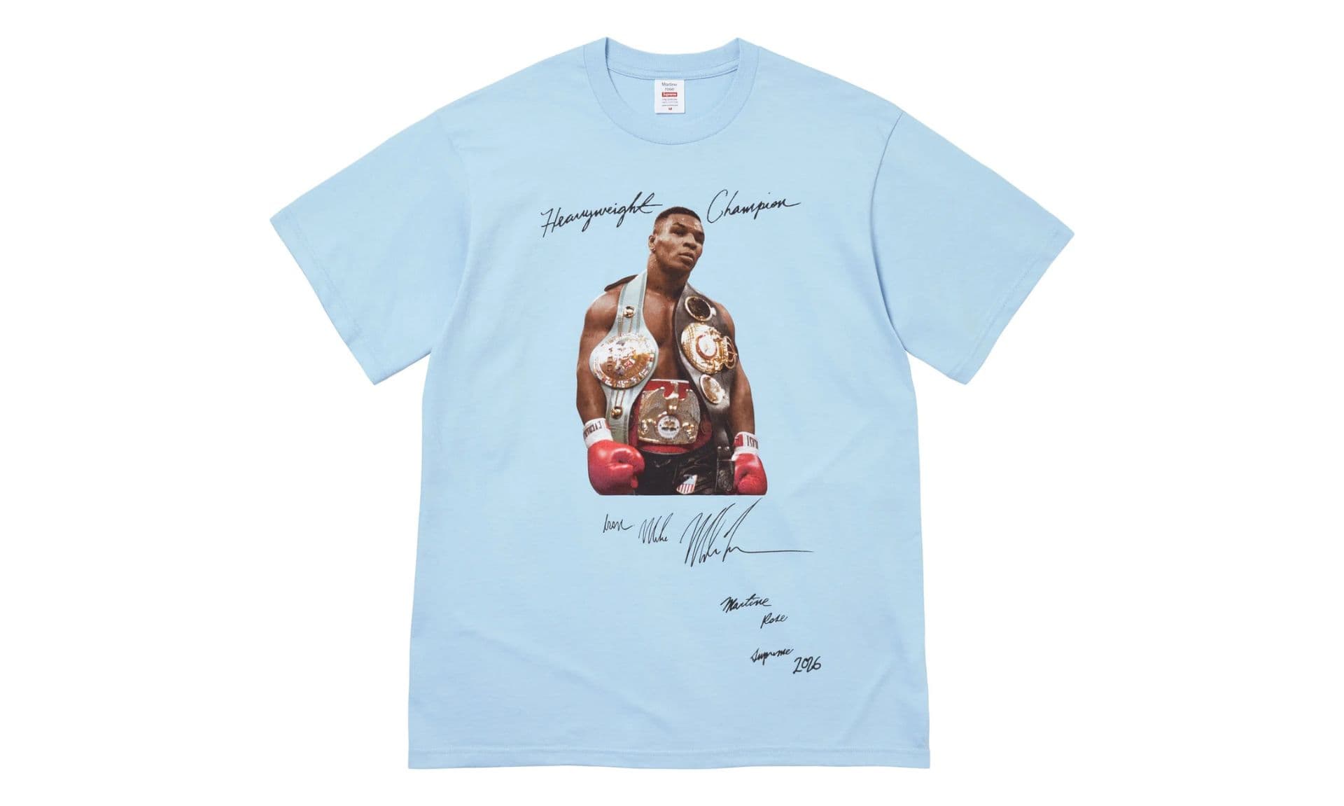 Supreme Martine Rose Champion Tee Light Blue