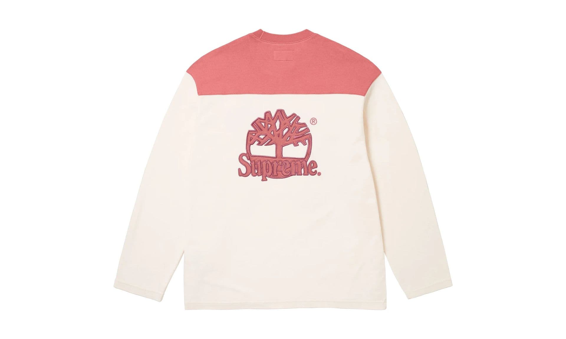 Supreme Timberland L/S Football Top White | OVERCEZ