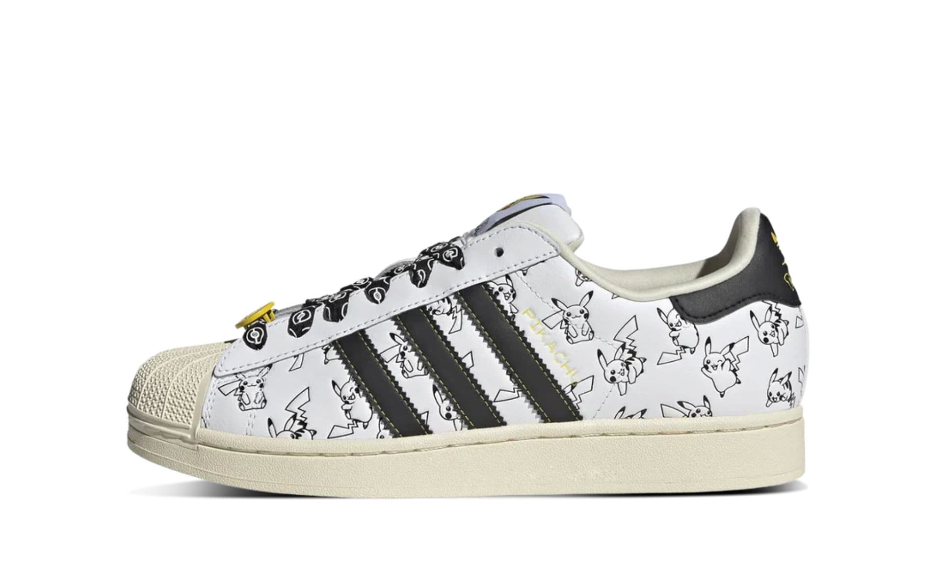 Adidas Superstar Pokémon Pikachu White