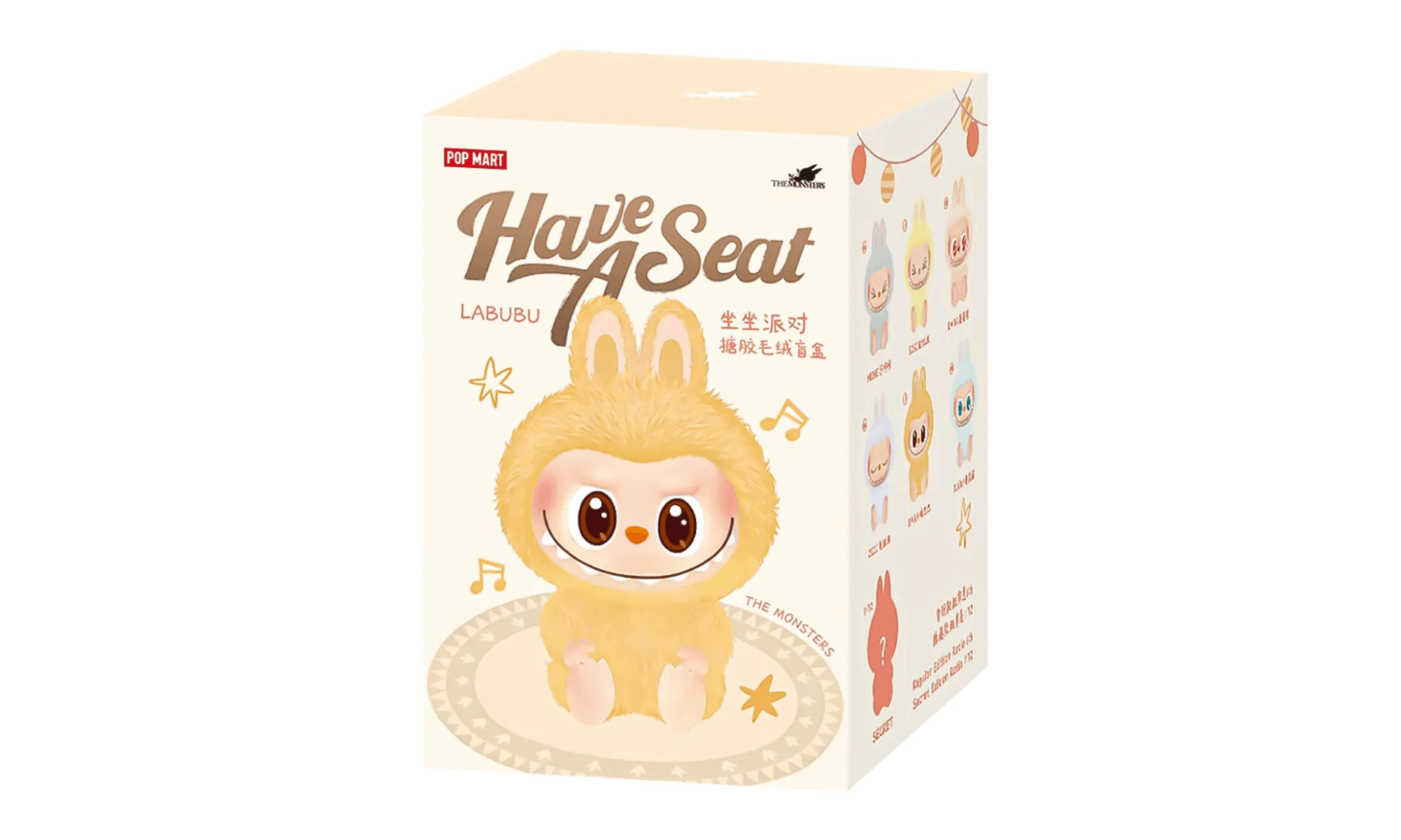 Pop Mart Labubu The Monsters Have a Seat Vinyl Plush Case Sealed (BLINDBOX 1 szt.)