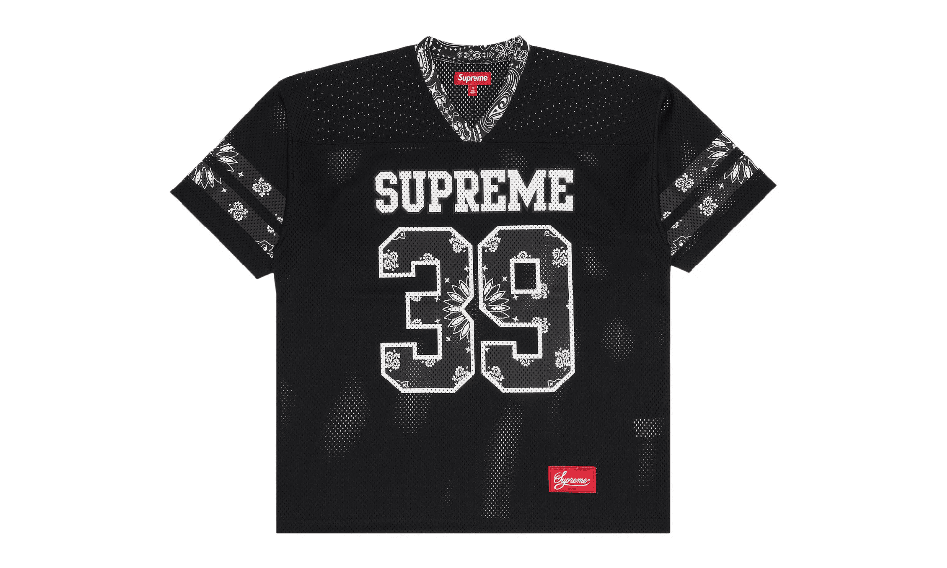 Supreme Bandana Football Jersey Black