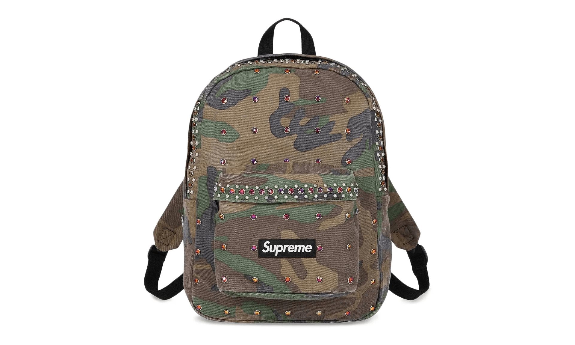 Supreme b.b. Simon Denim Backpack Woodland Camo