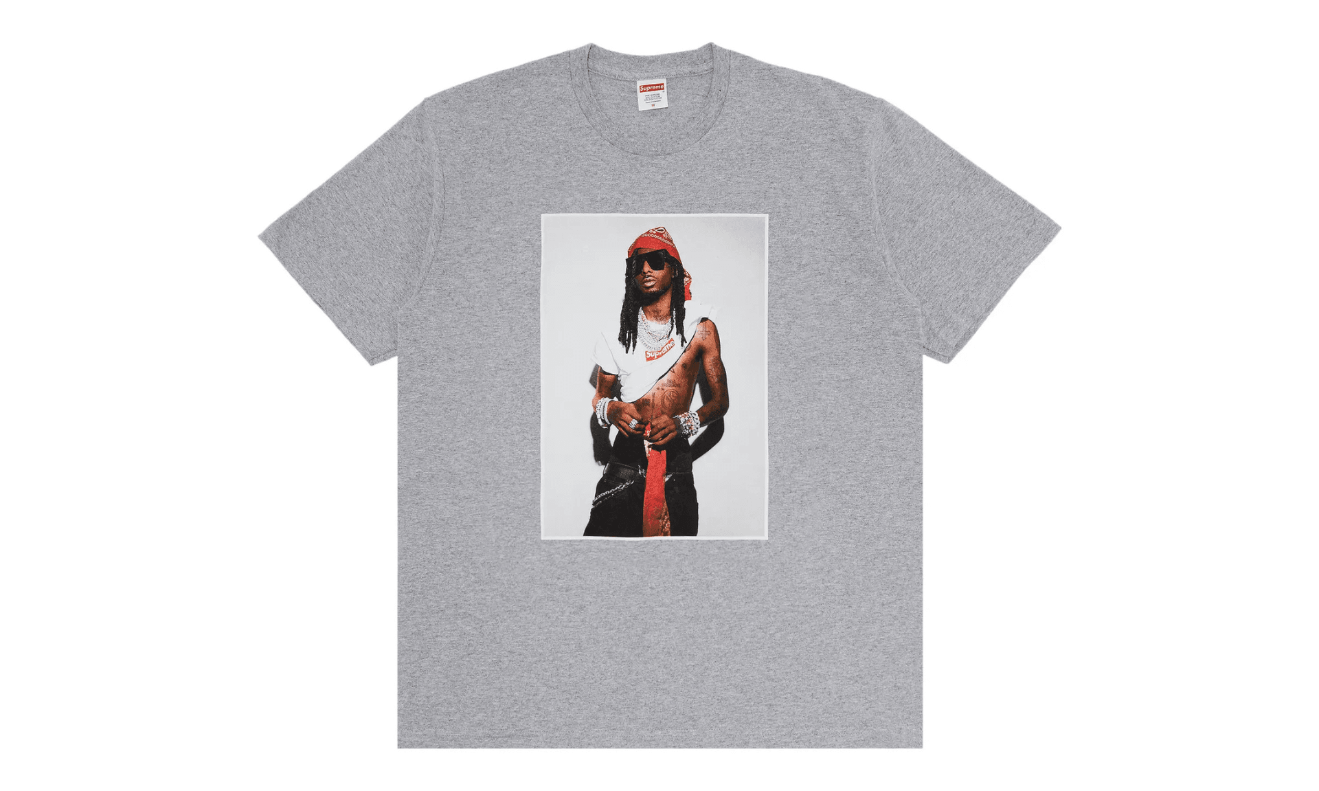 Supreme Playboi Carti Tee Heather Grey