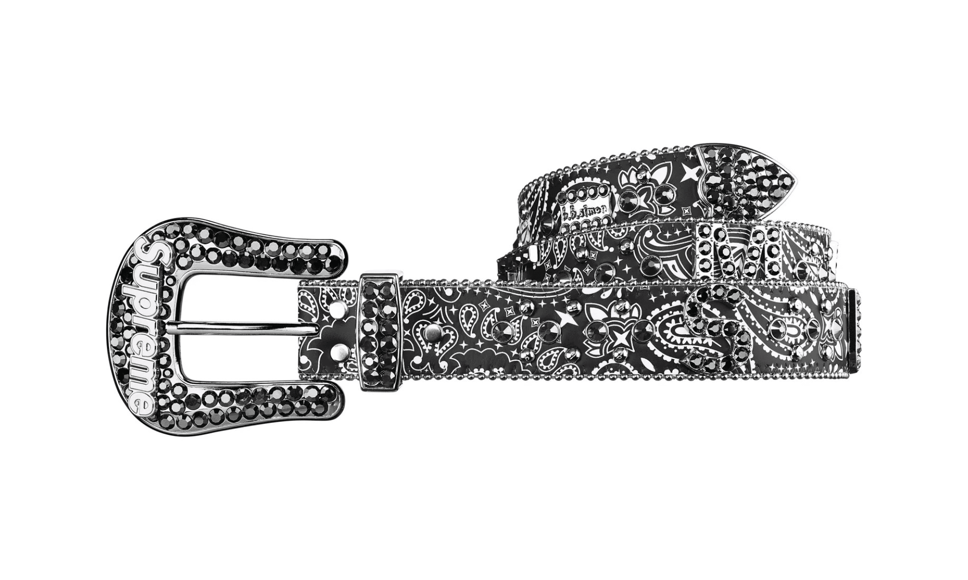 Supreme b.b. Simon Bandana Belt Black
