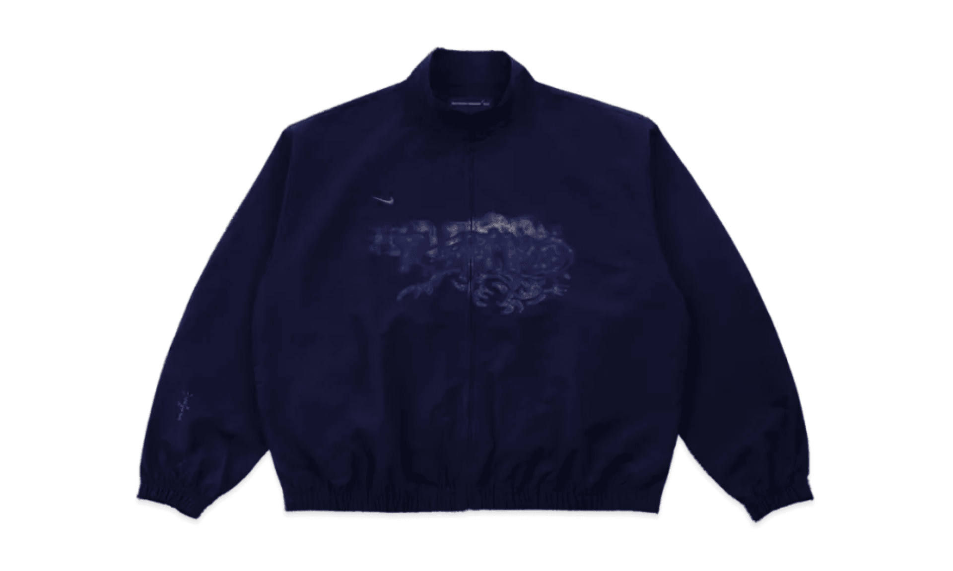 Travis Scott Cactus Jack x Fragment x Nike Tokyo Windbreaker Zip Jacket Navy