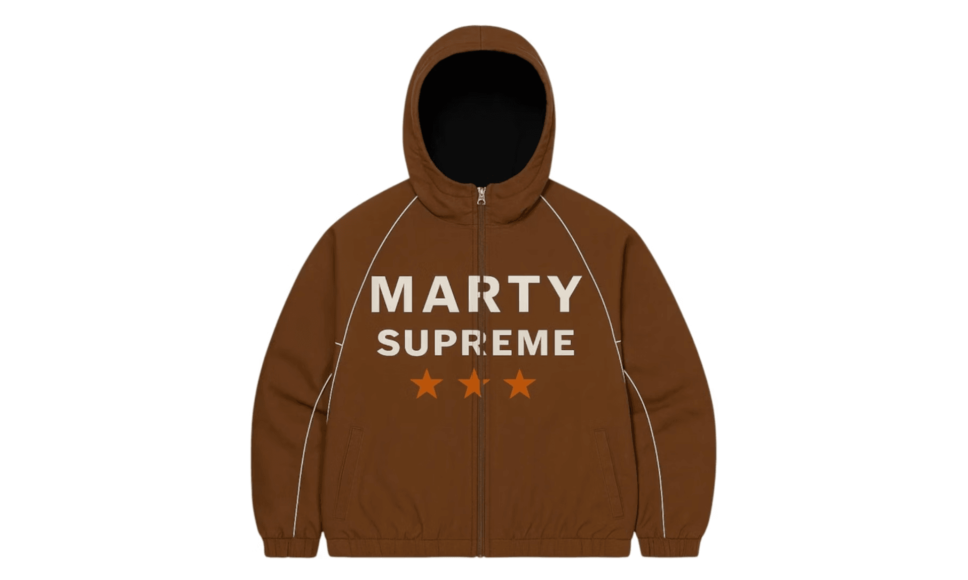 NAHMIAS x Marty Supreme A24 Classic Warm Up Jacket Brown