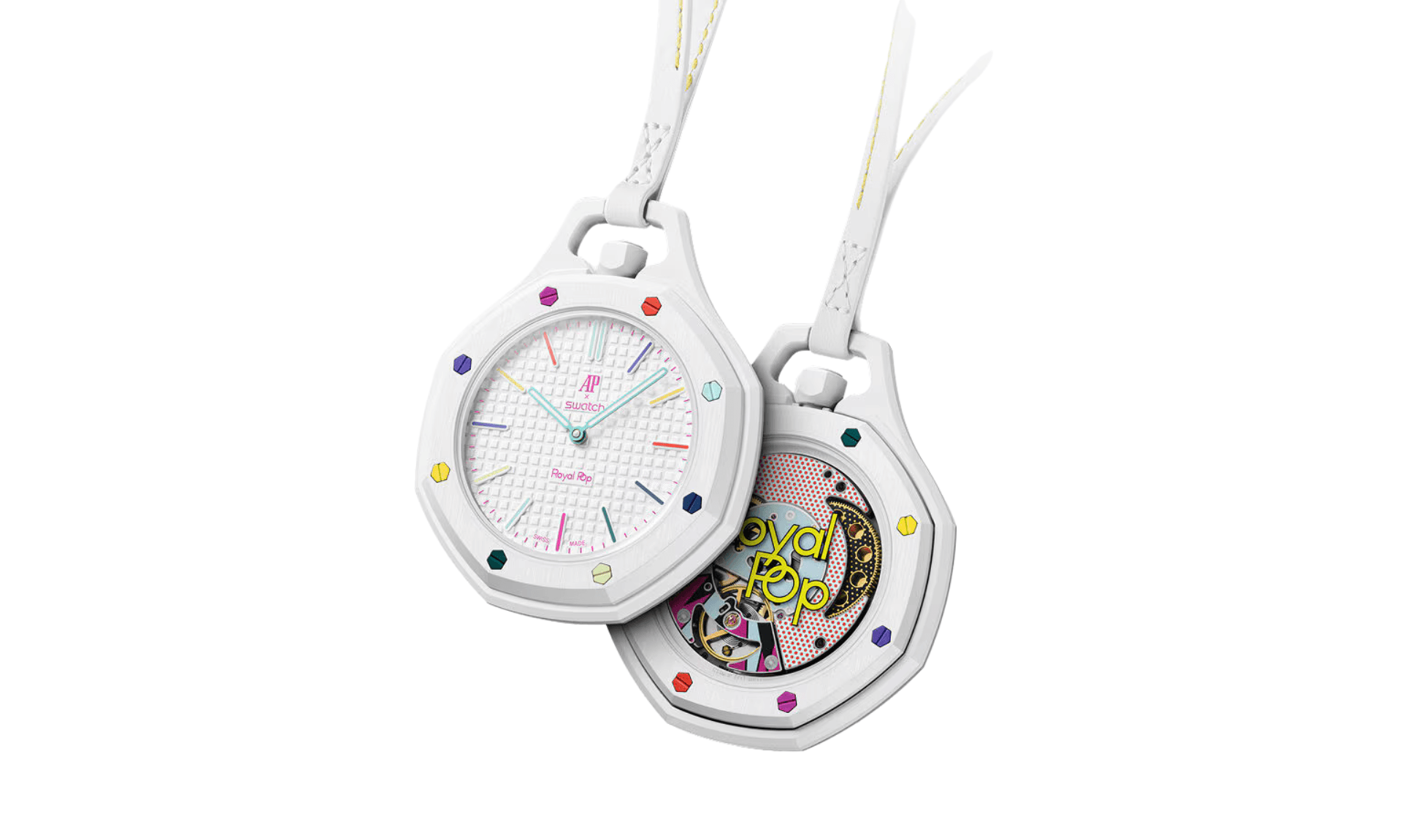 Swatch x Audemars Piguet Bioceramic Royal Pop Huit Blanc