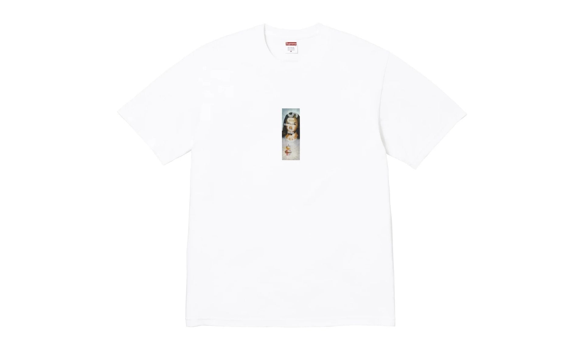 Supreme Prayer Card Box Logo Tee White