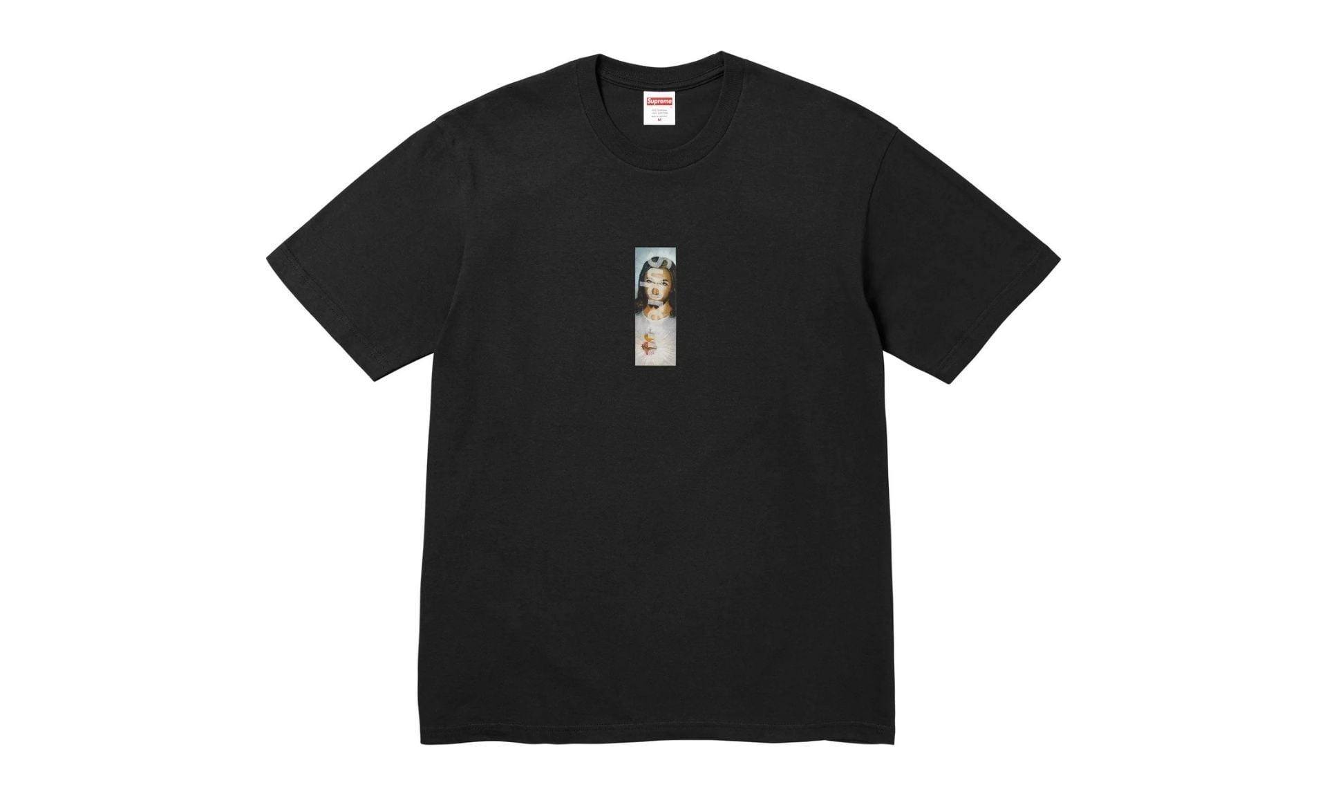 Supreme Prayer Card Box Logo Tee Black