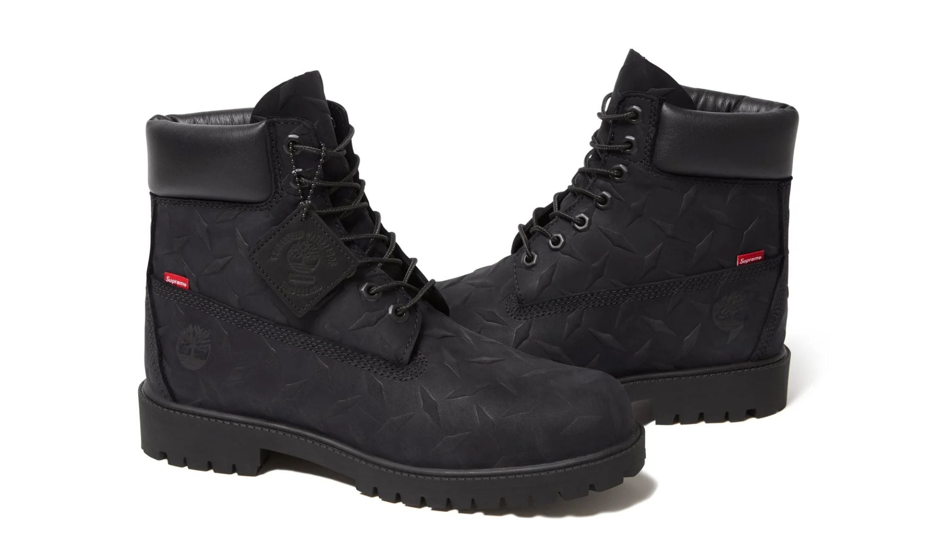 Timberland 6" Premium Waterproof Boot Supreme Diamond Plate Black