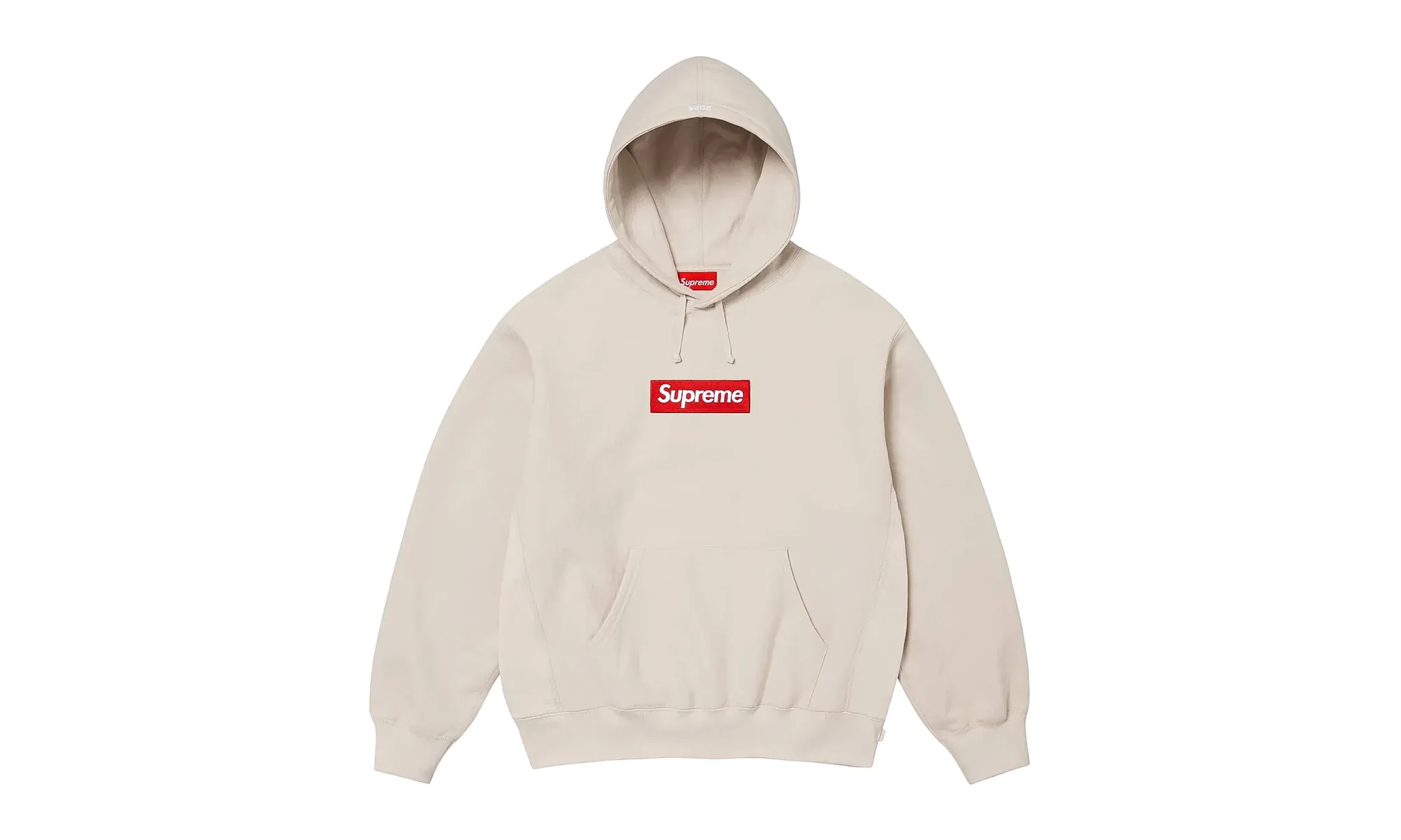 Supreme Box Logo Hooded Sweatshirt Stone (FW24)