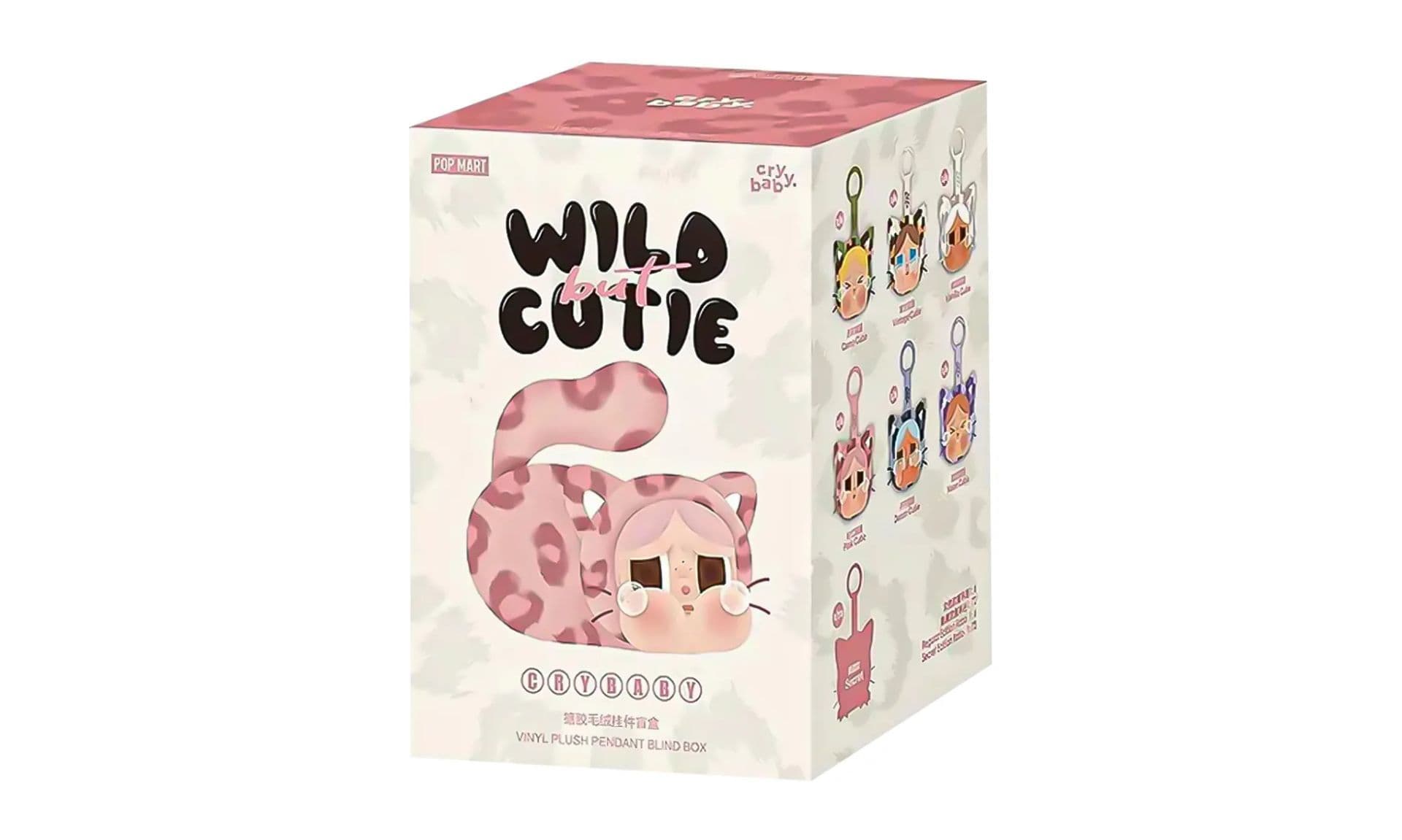 Pop Mart CRYBABY Wild but Cutie Series Vinyl Plush Pendant Sealed Case (BLINDBOX 1 szt.)