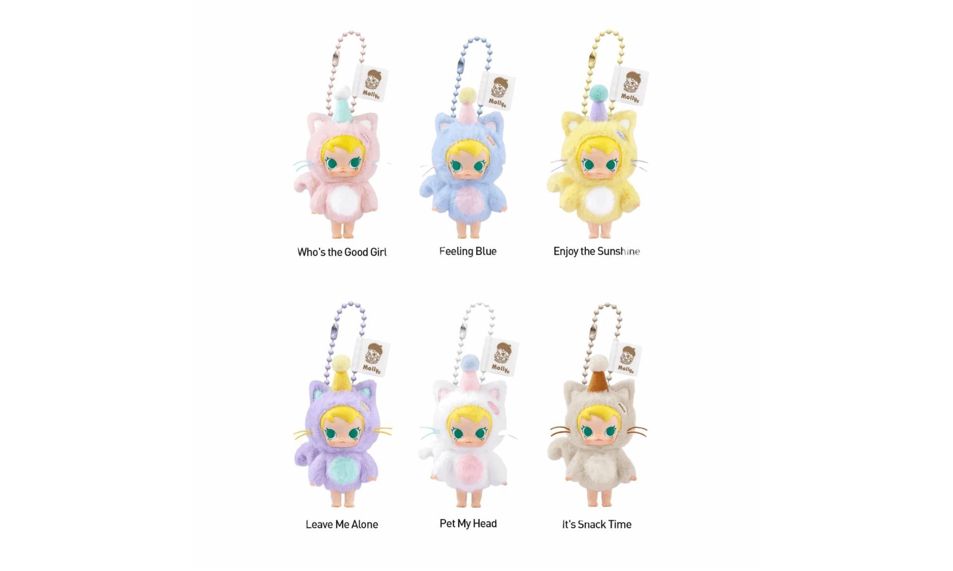 Pop Mart Baby Molly Pocket Friends Series Vinyl Plush Pendant (BLINDBOX 1 szt.)