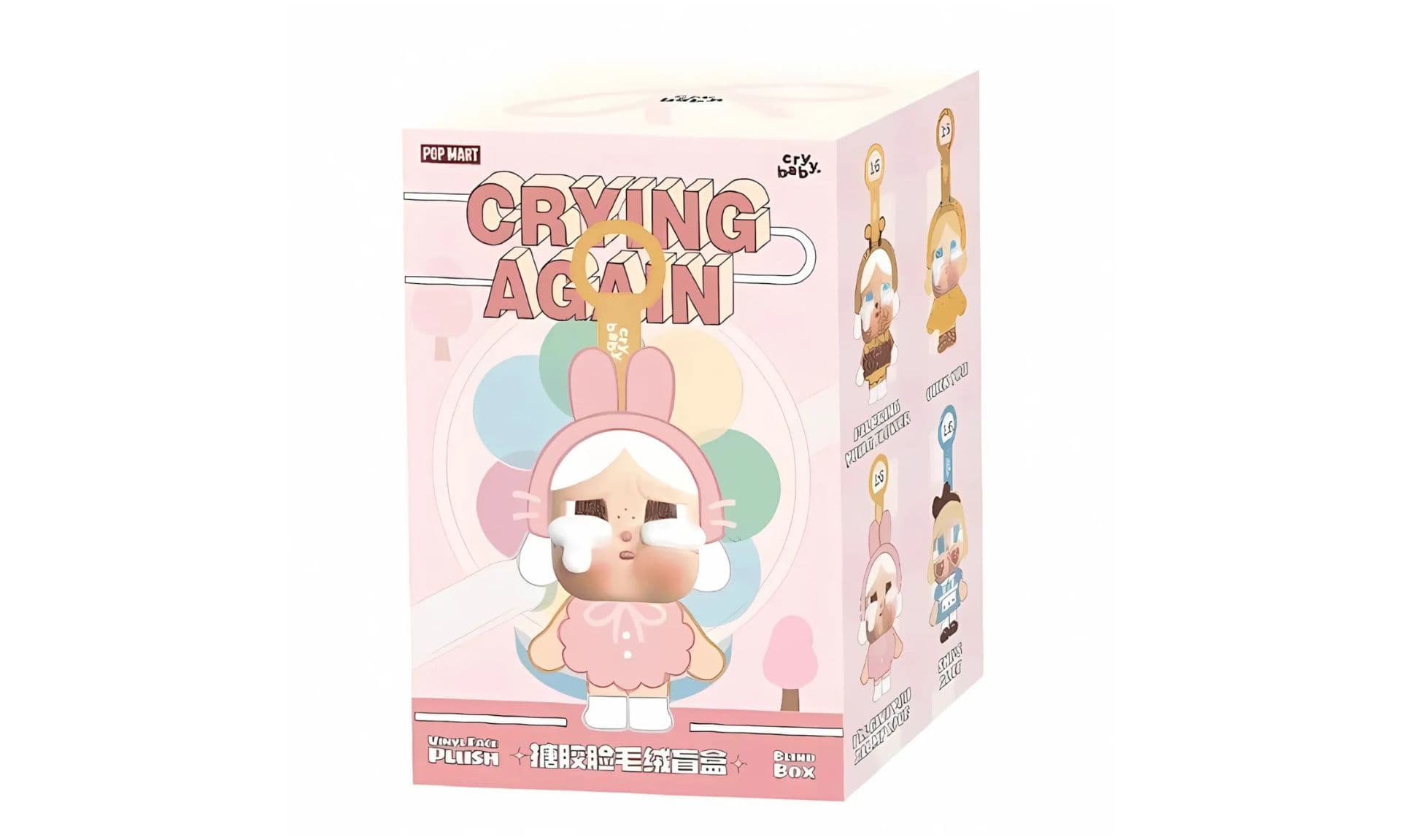 Pop Mart CryBaby Crying Again Series Vinyl Face Plush (BLINDBOX 1 szt.) | OVERCEZ