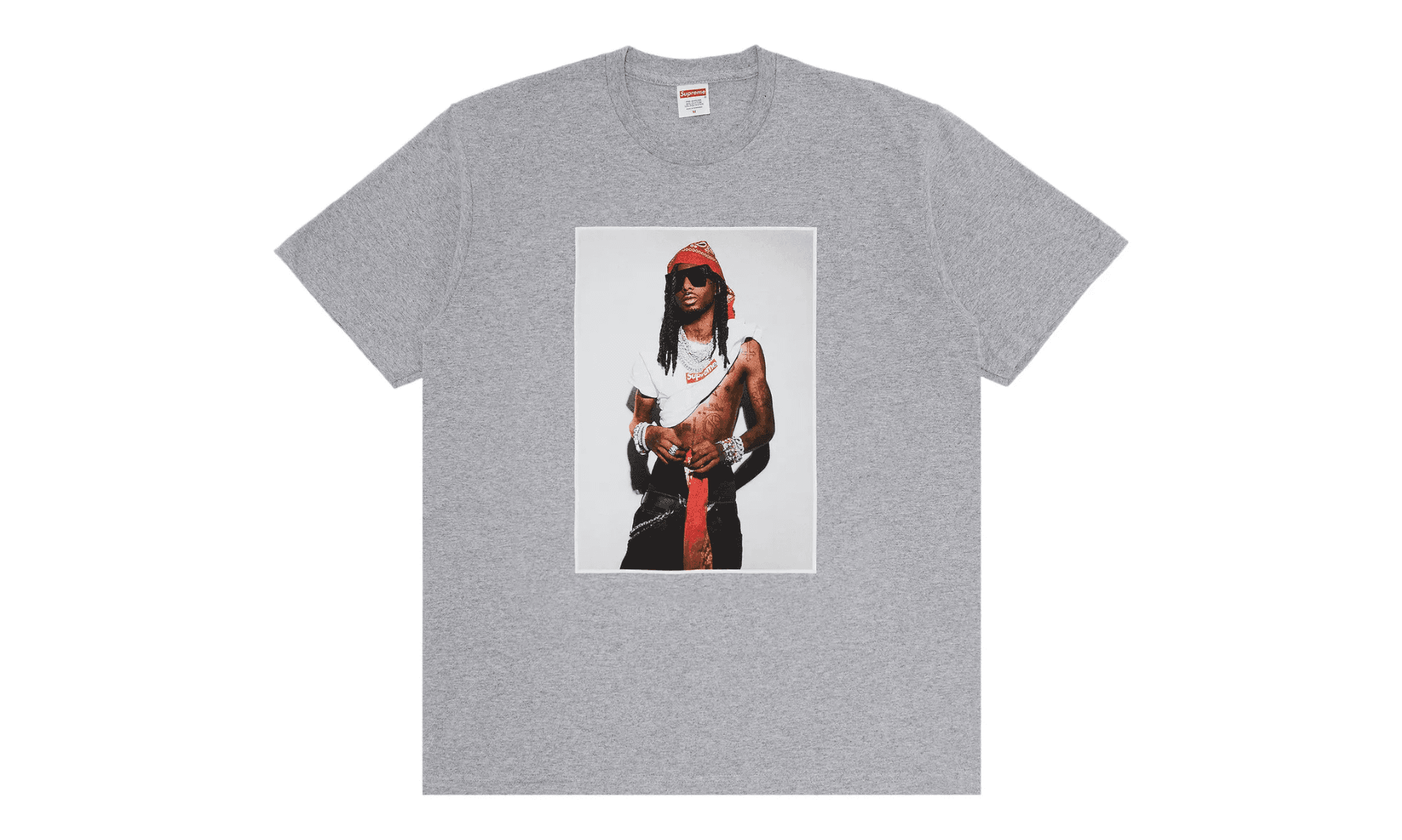 Supreme Playboi Carti Tee Heather Grey