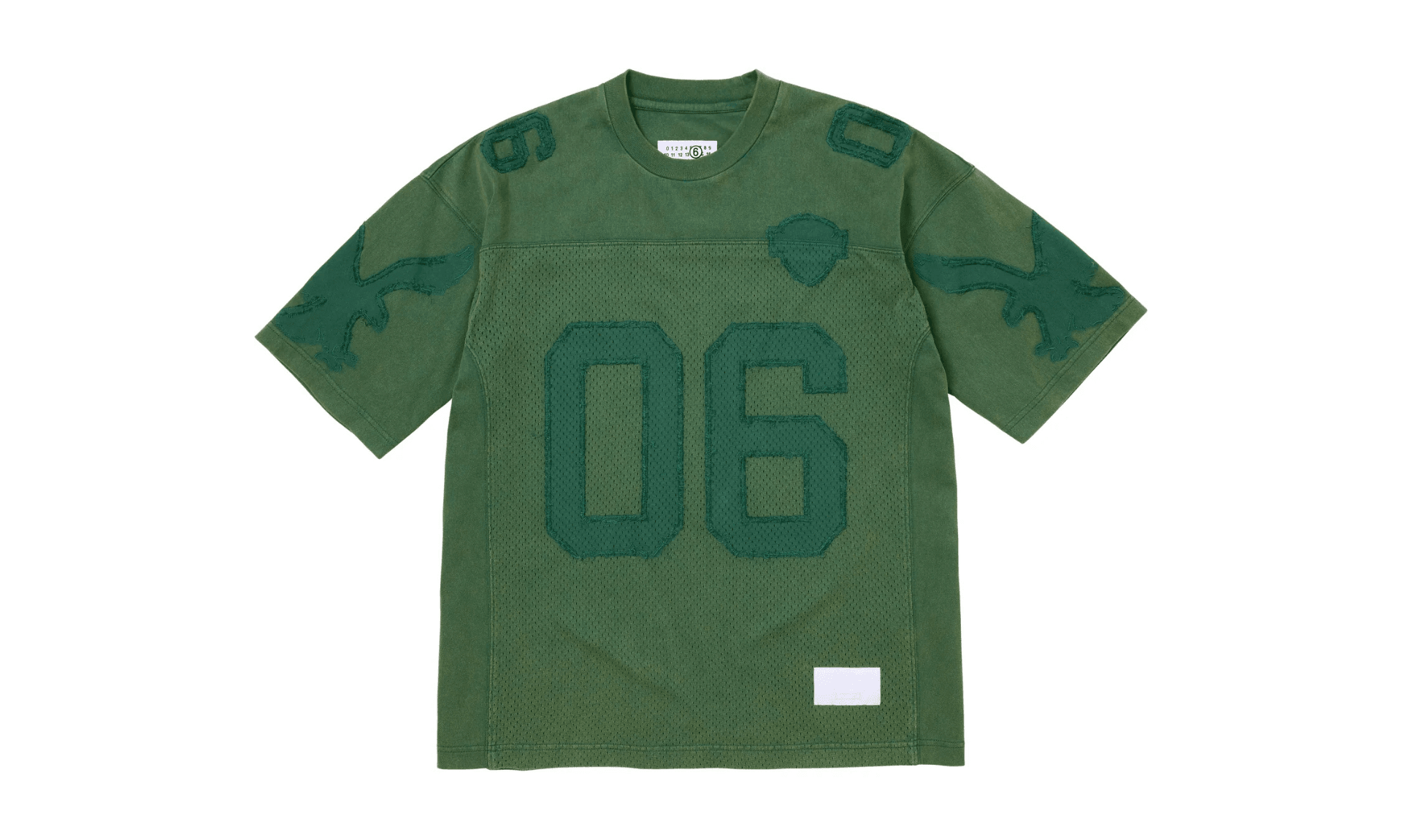 Supreme MM6 Maison Margiela Cotton Football Jersey Green