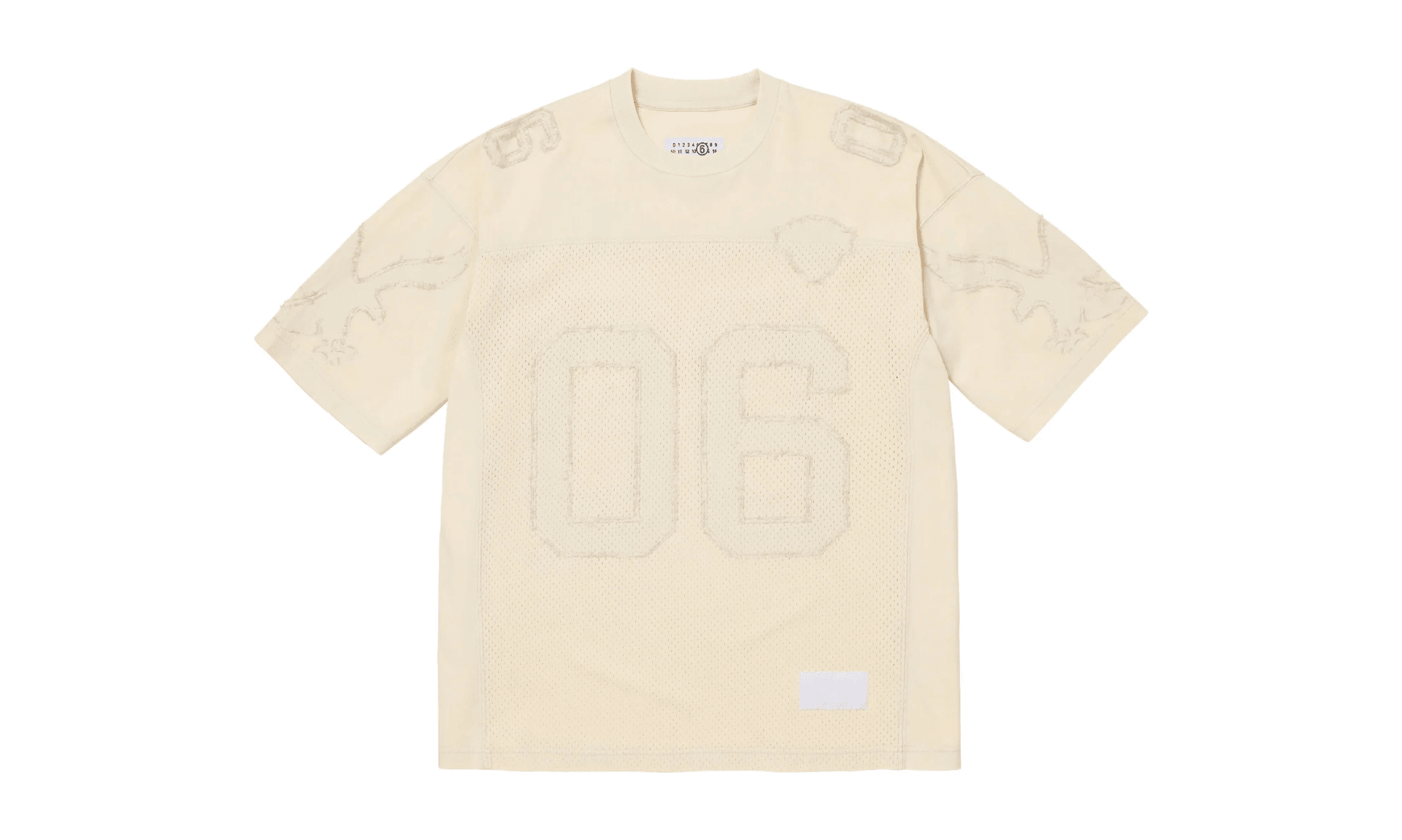 Supreme MM6 Maison Margiela Cotton Football Jersey White