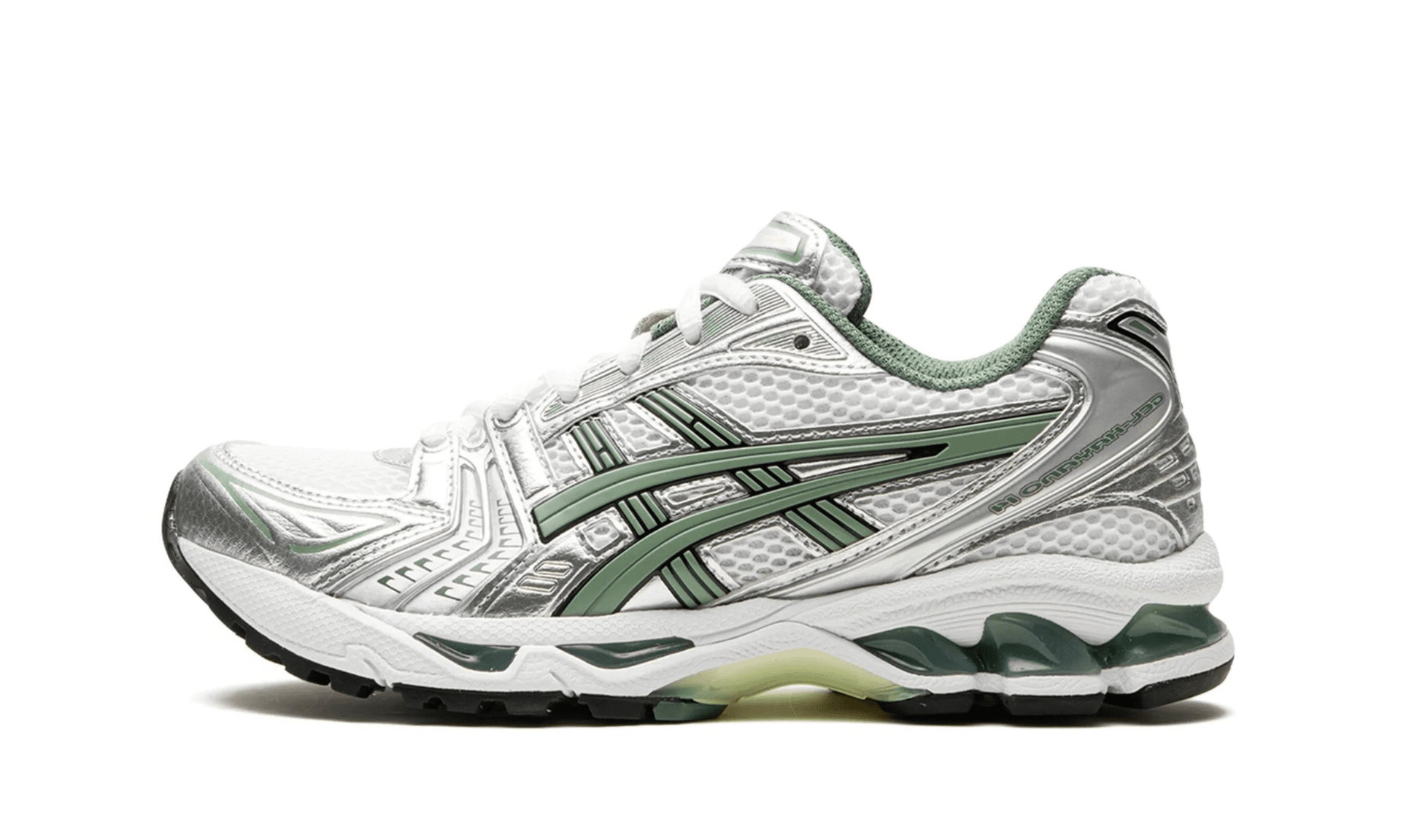ASICS Gel-Kayano 14 White Pure Silver Slate Grey Sage