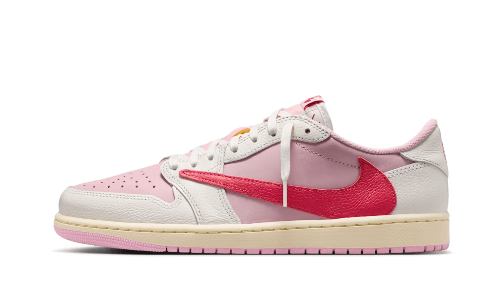 Air Jordan 1 Retro Low OG SP Travis Scott Sail Tropical Pink