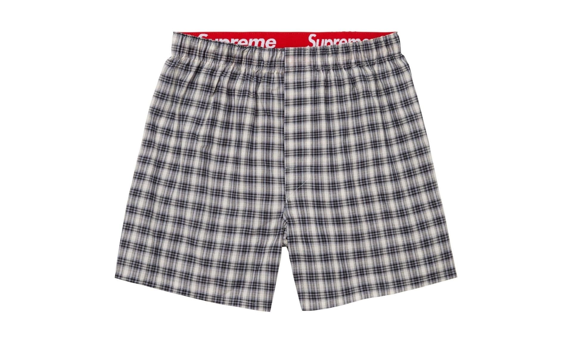 Supreme Hanes Plaid Boxers (4 sztuki) | OVERCEZ