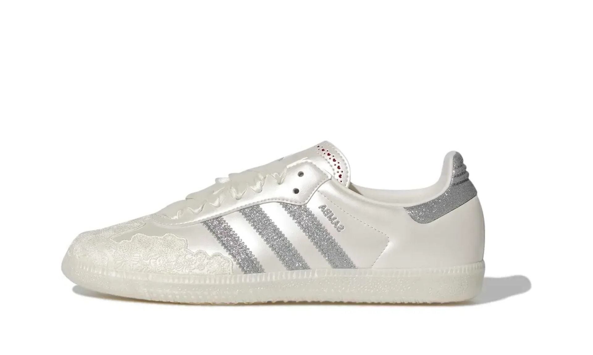 Adidas Samba OG Chalk White Silver Metallic (W)