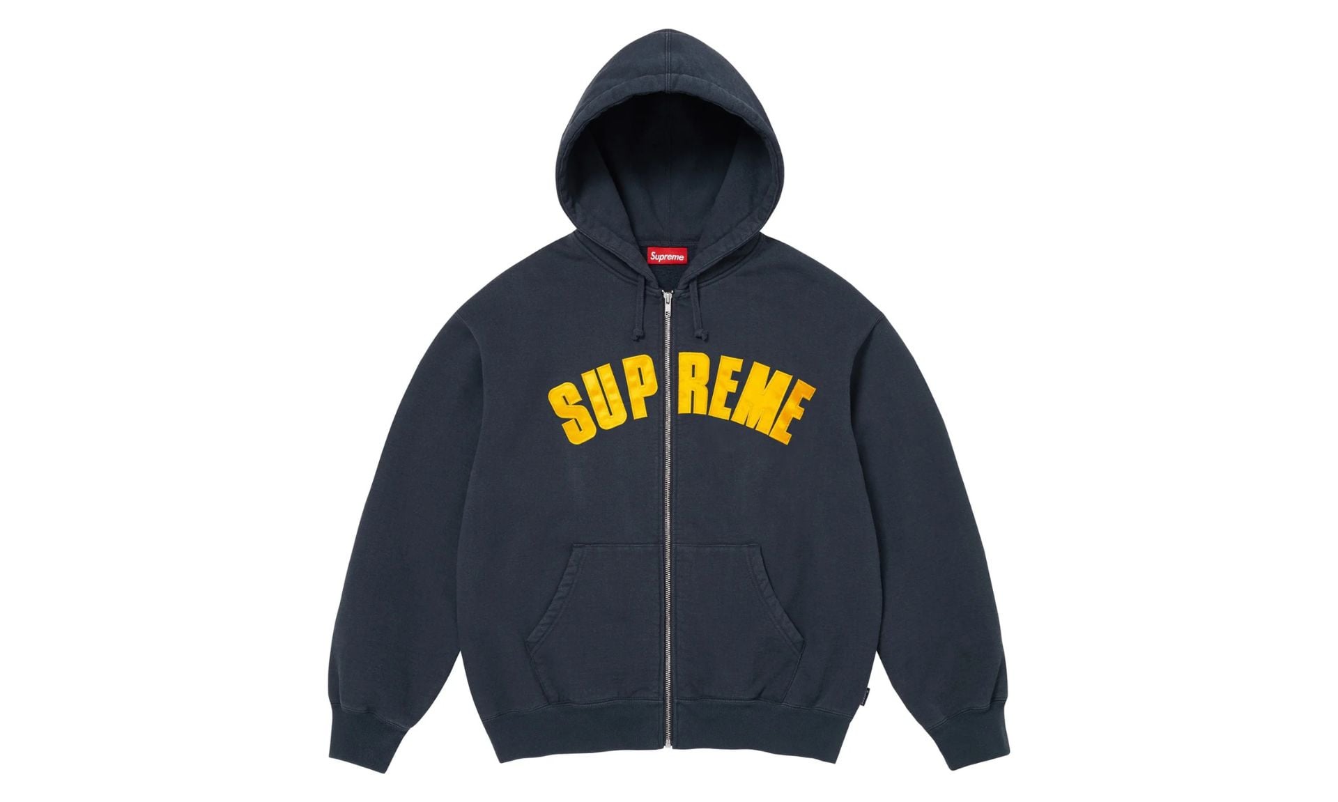 Supreme Larry Clark Zip Up Hooded Sweatshirt Navy