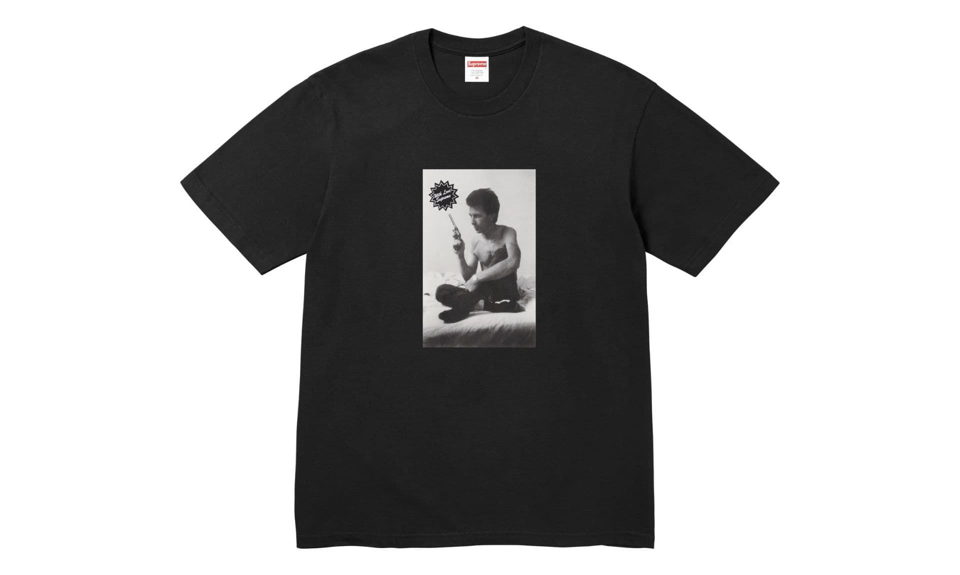 Supreme Larry Clark Gun Tee Black | OVERCEZ