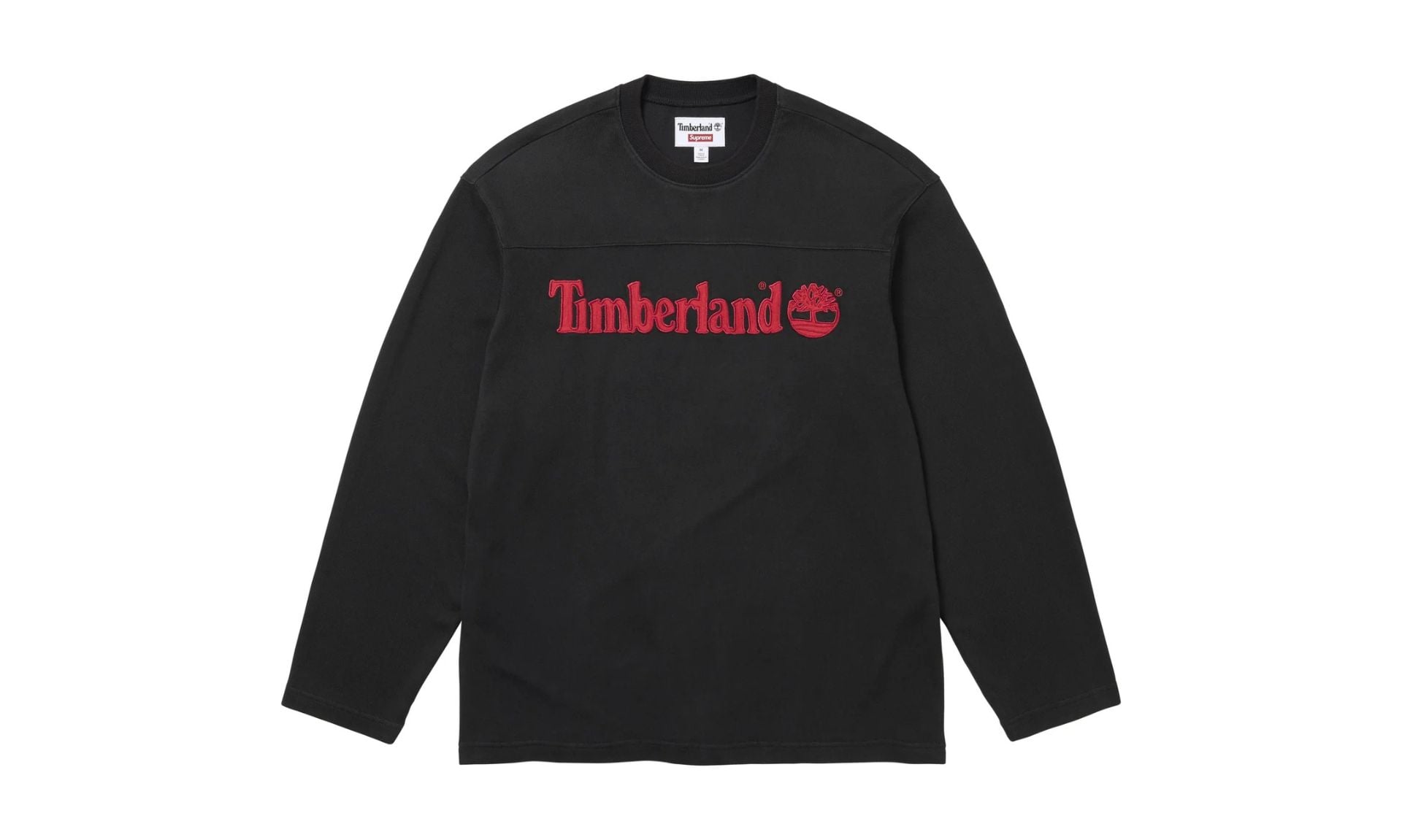 Supreme Timberland L/S Football Top Black