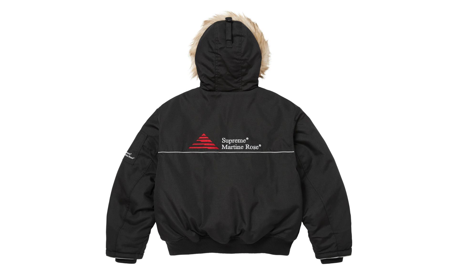 Supreme Martine Rose Lined Cordura Hooded Jacket Black