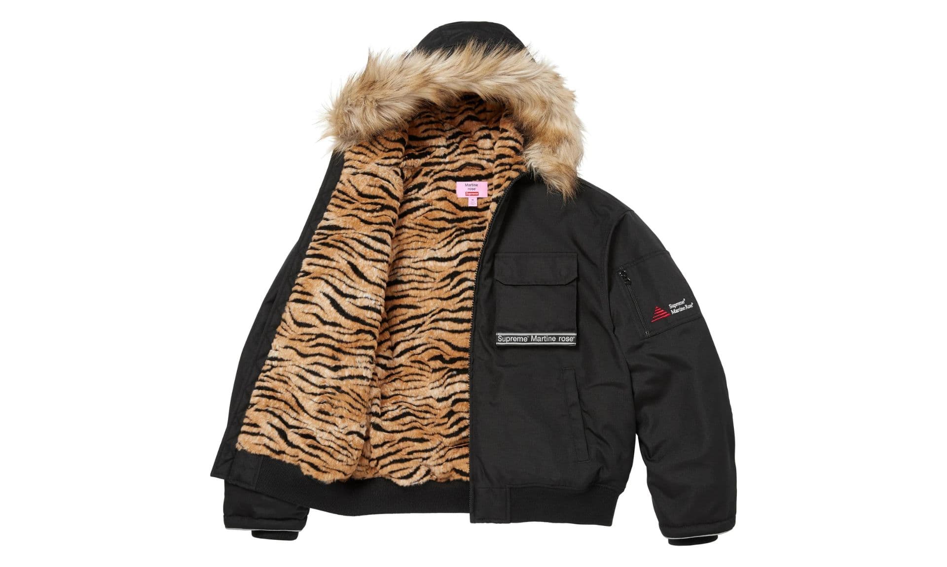 Supreme Martine Rose Lined Cordura Hooded Jacket Black | OVERCEZ
