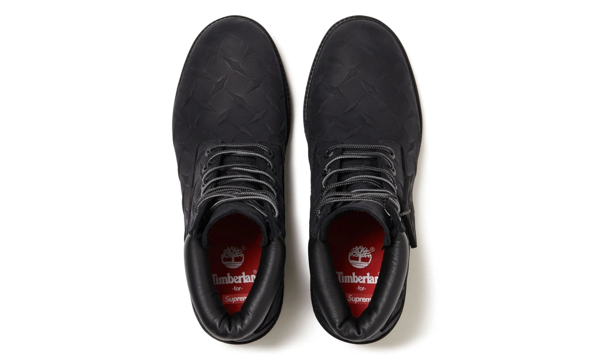 Timberland 6" Premium Waterproof Boot Supreme Diamond Plate Black | OVERCEZ