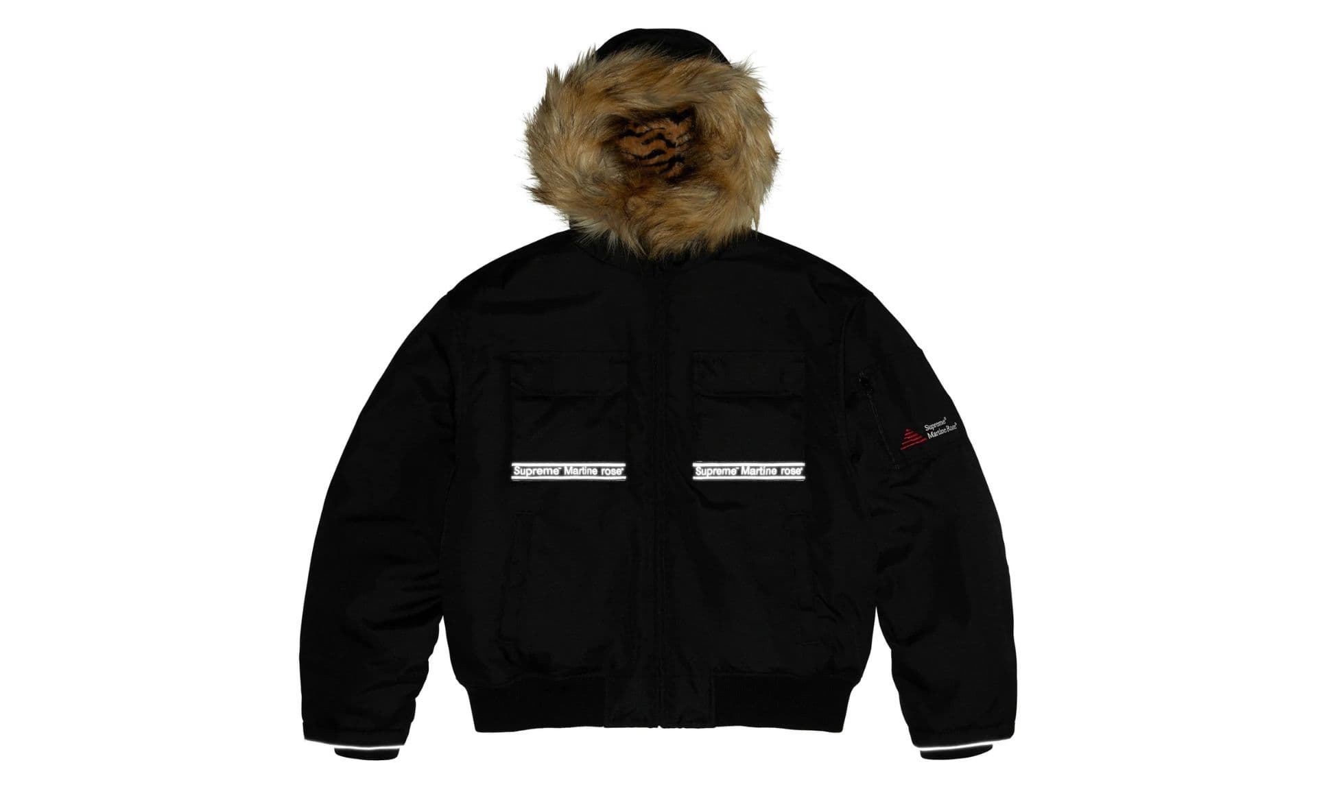 Supreme Martine Rose Lined Cordura Hooded Jacket Black | OVERCEZ