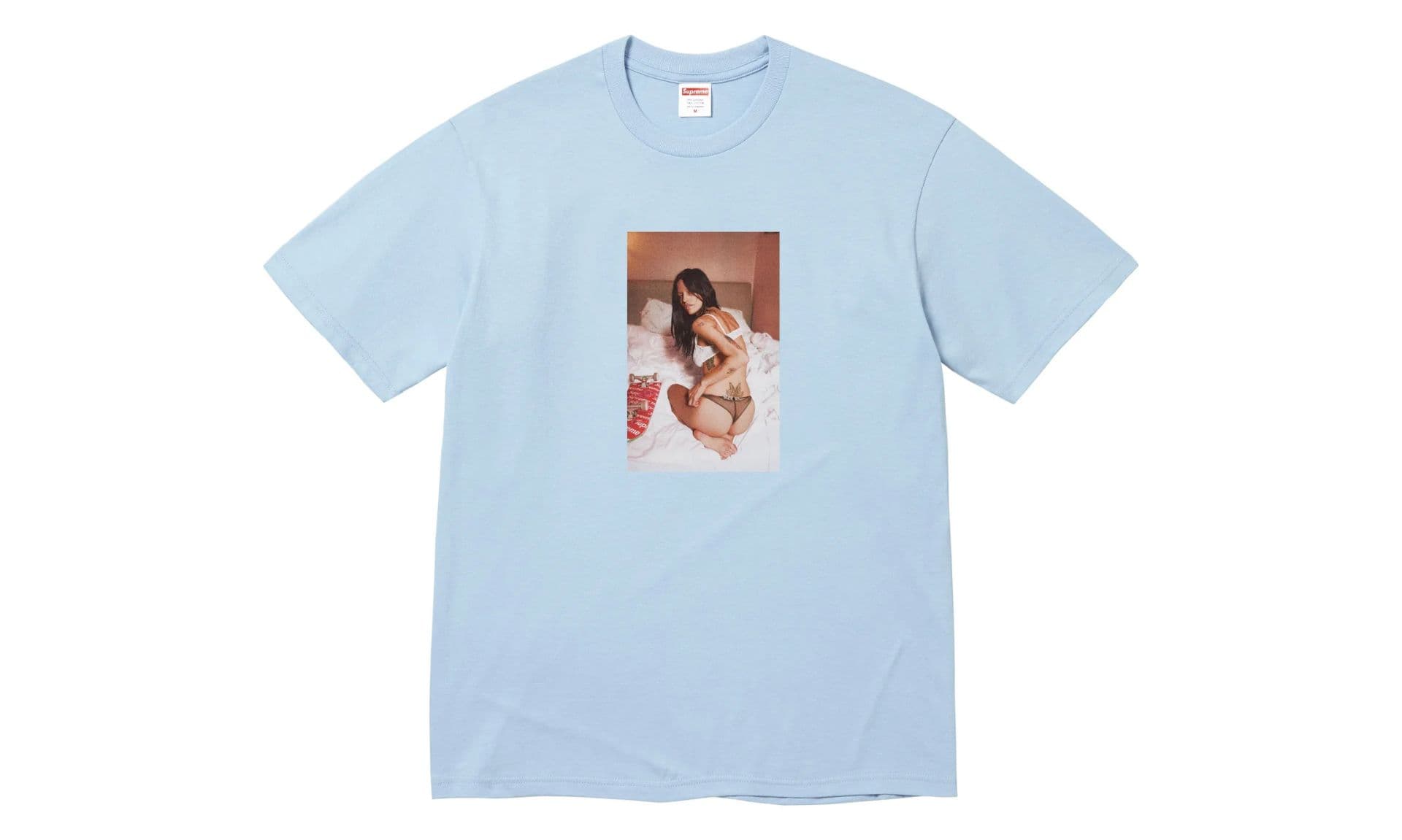 Supreme Larry Clark Neighbor Tee Light Blue | OVERCEZ