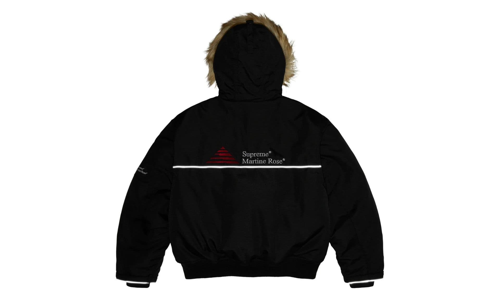 Supreme Martine Rose Lined Cordura Hooded Jacket Black | OVERCEZ