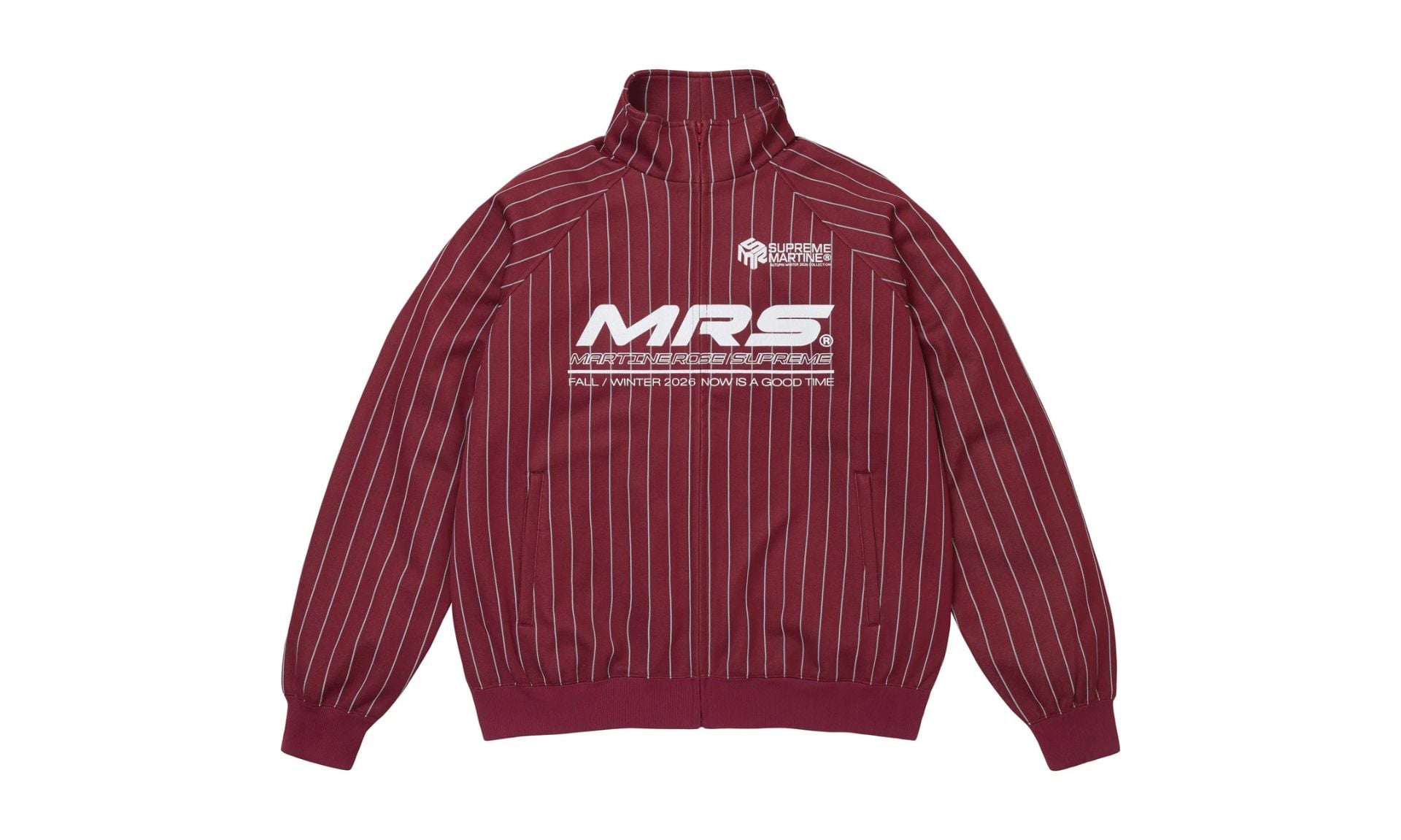 Supreme Martine Rose Track Jacket Burgundy