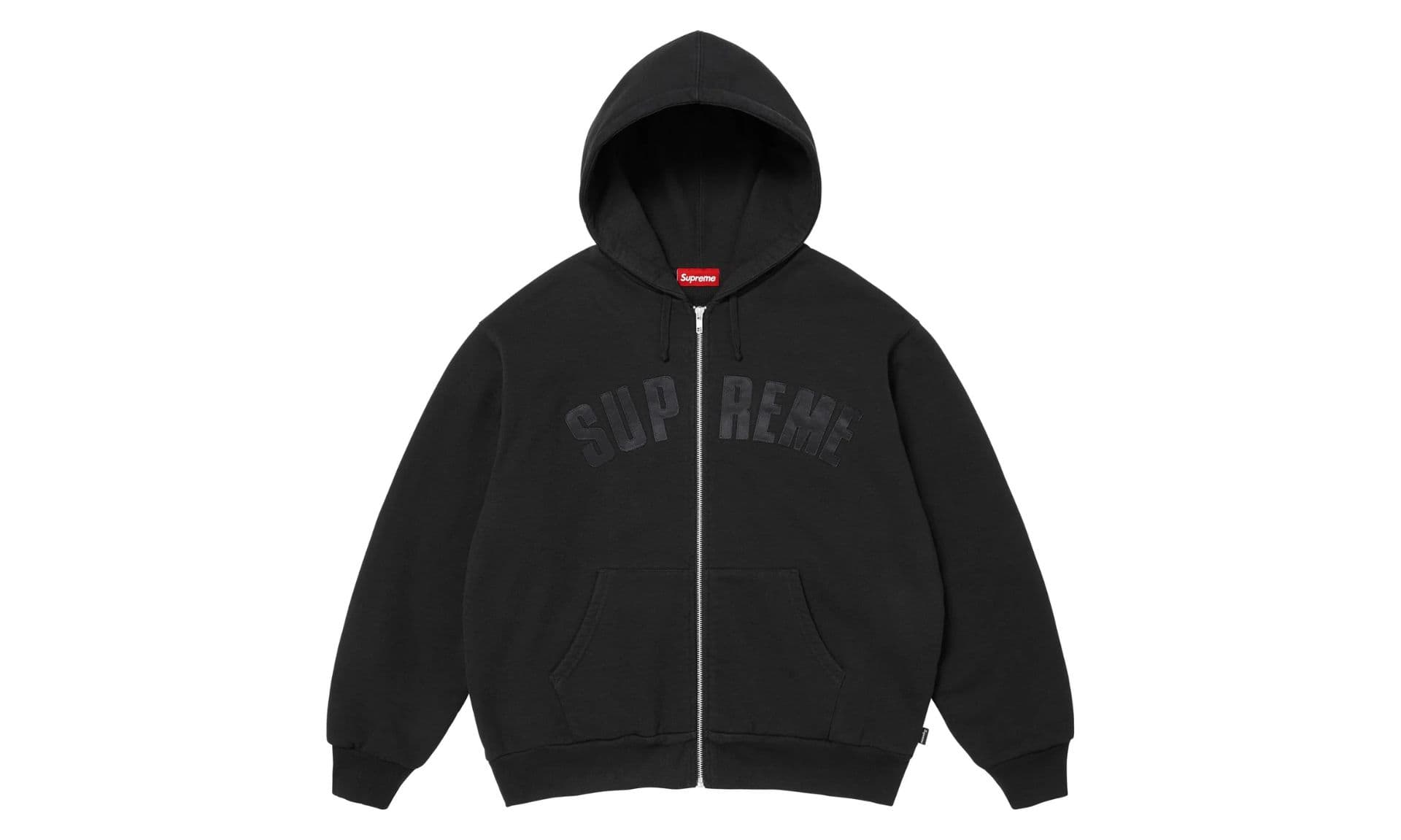 Supreme Arc Thermal Lined Zip Up Hooded Sweatshirt Black | OVERCEZ