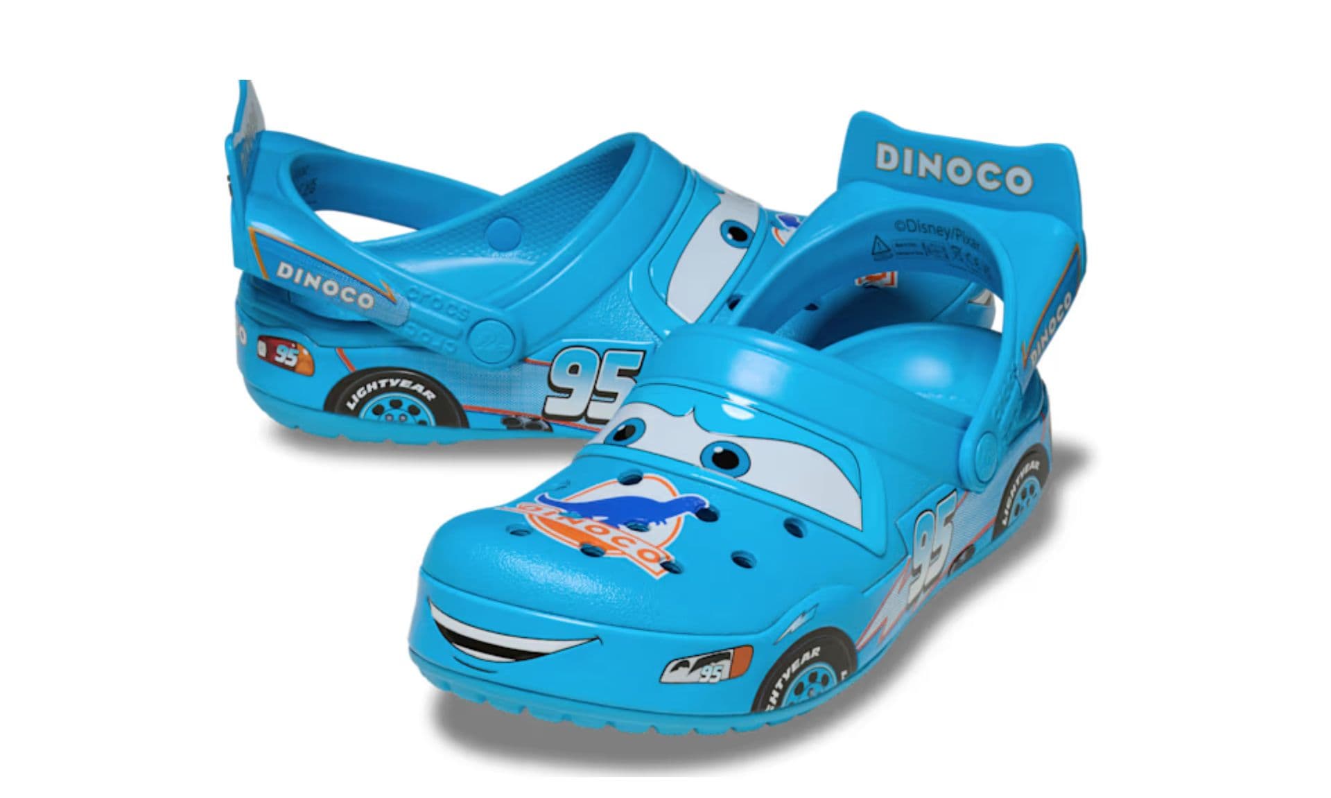 Crocs Crocband Clog Cars Lightning McQueen Dinoco | OVERCEZ