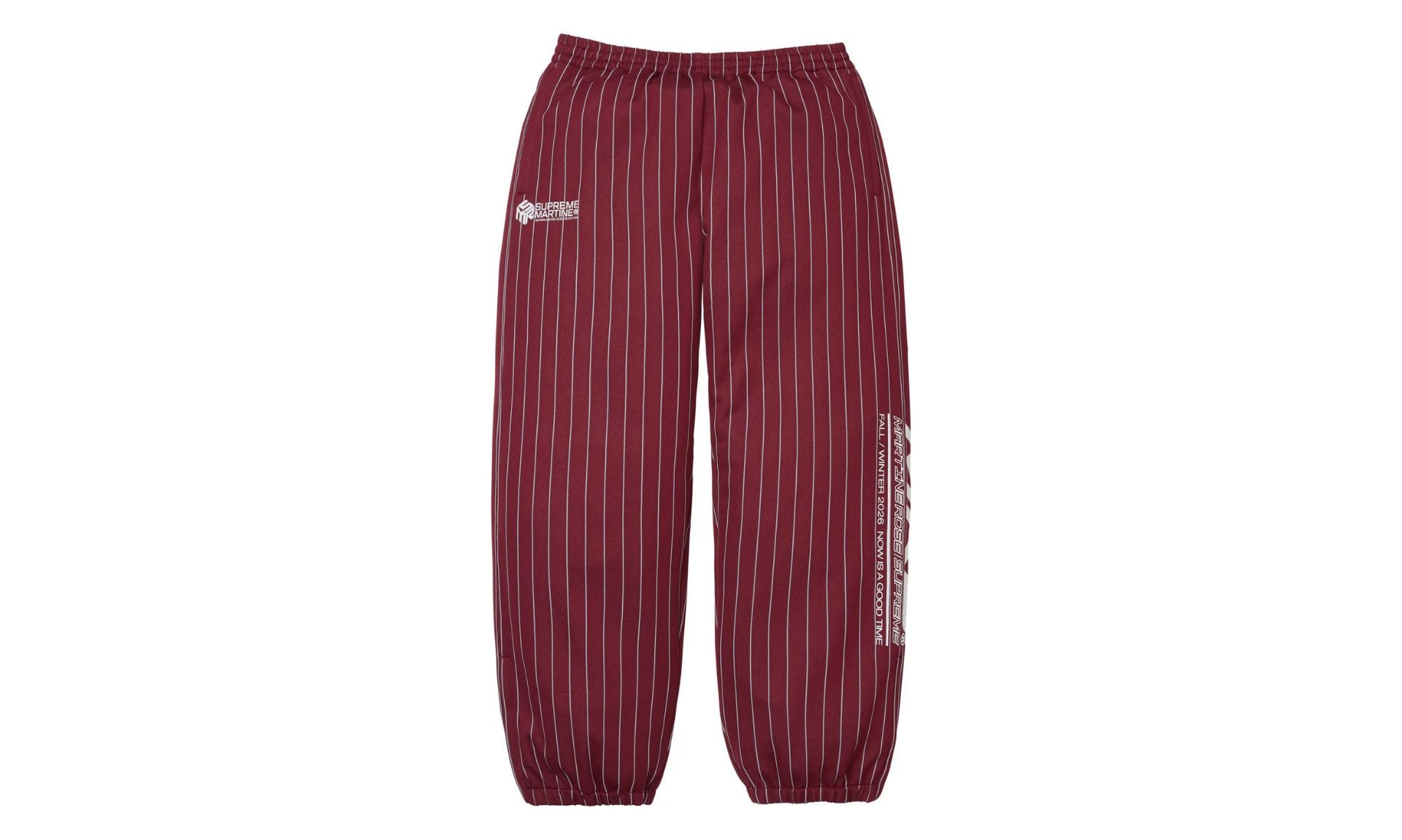 Supreme Martine Rose Track Pant Burgundy