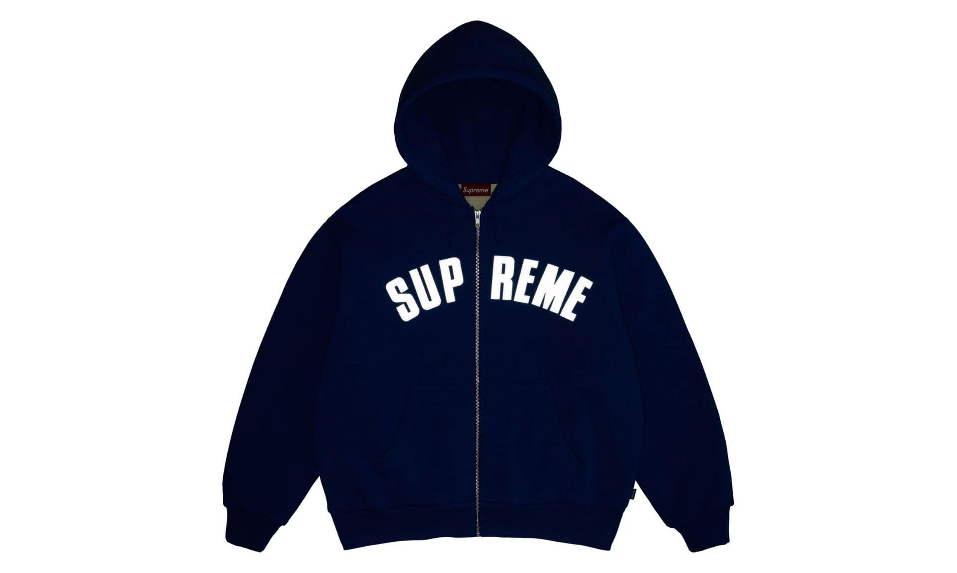 Supreme Arc Thermal Lined Zip Up Hooded Sweatshirt Royal | OVERCEZ