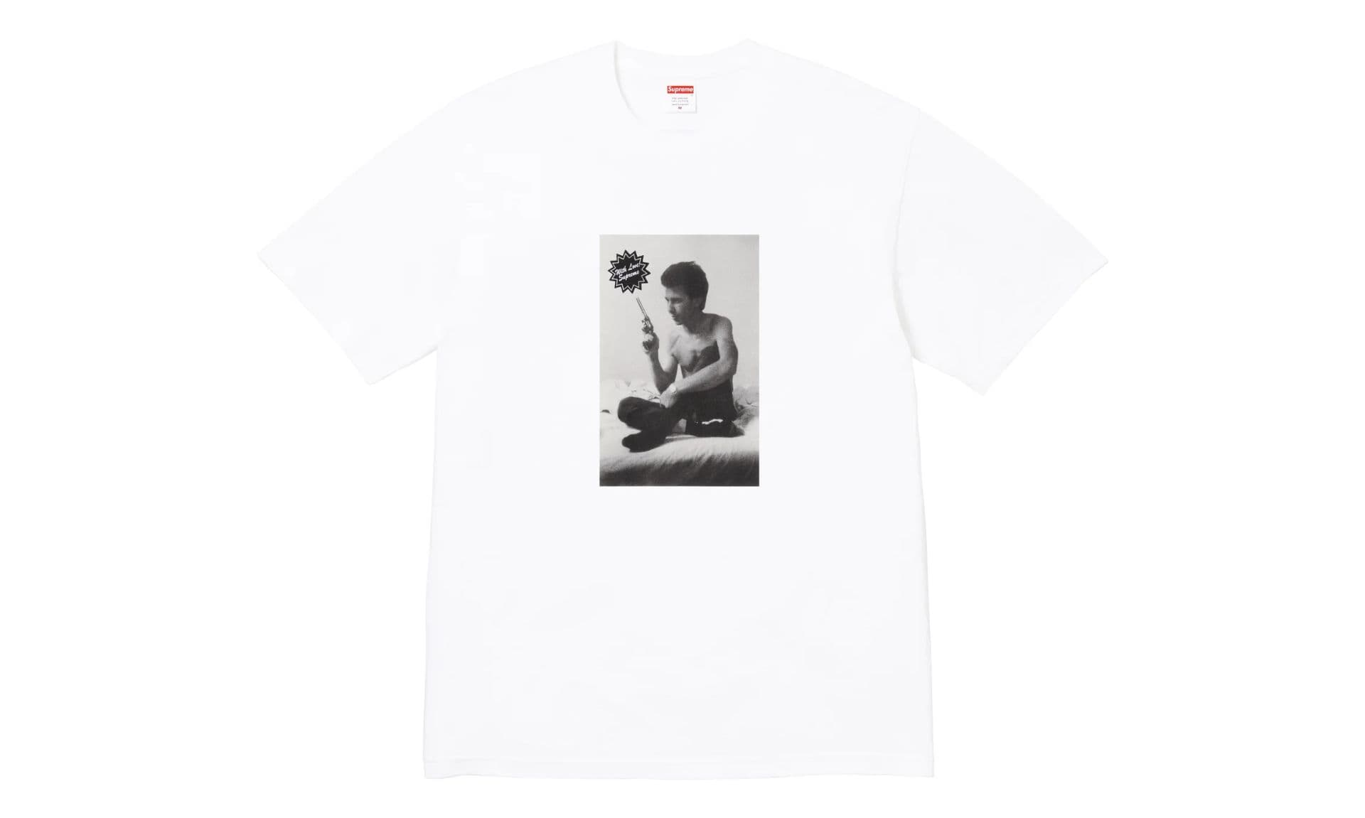 Supreme Larry Clark Gun Tee White
