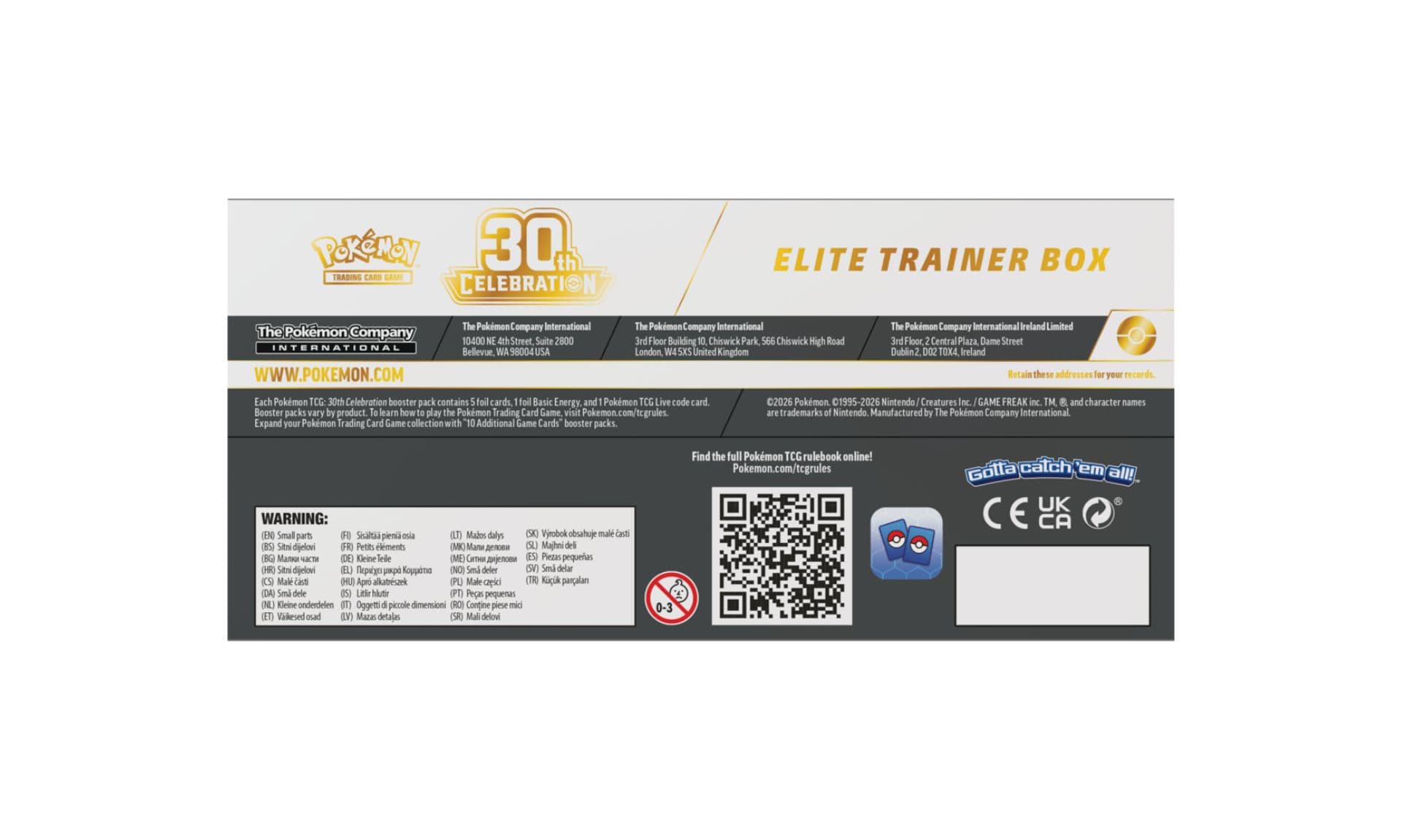 Pokémon Mega Evolution 30th Celebration Elite Trainer Box | OVERCEZ