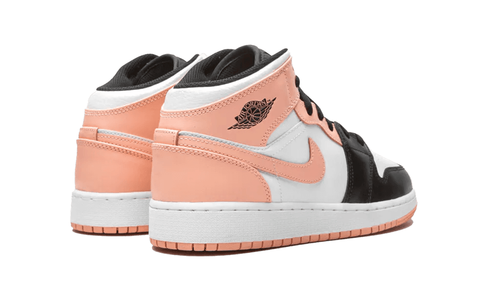 Air Jordan 1 Mid Arctic Orange Black Toe (GS) | OVERCEZ