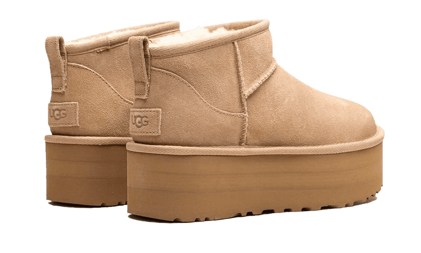 UGG Classic Ultra Mini Platform Boot Sand (W) | OVERCEZ