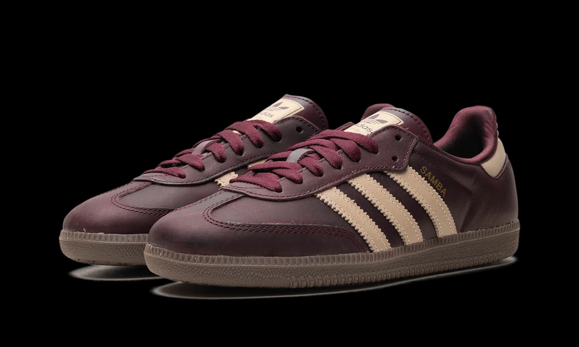 Adidas Samba OG Maroon Crystal Sand (W) | OVERCEZ