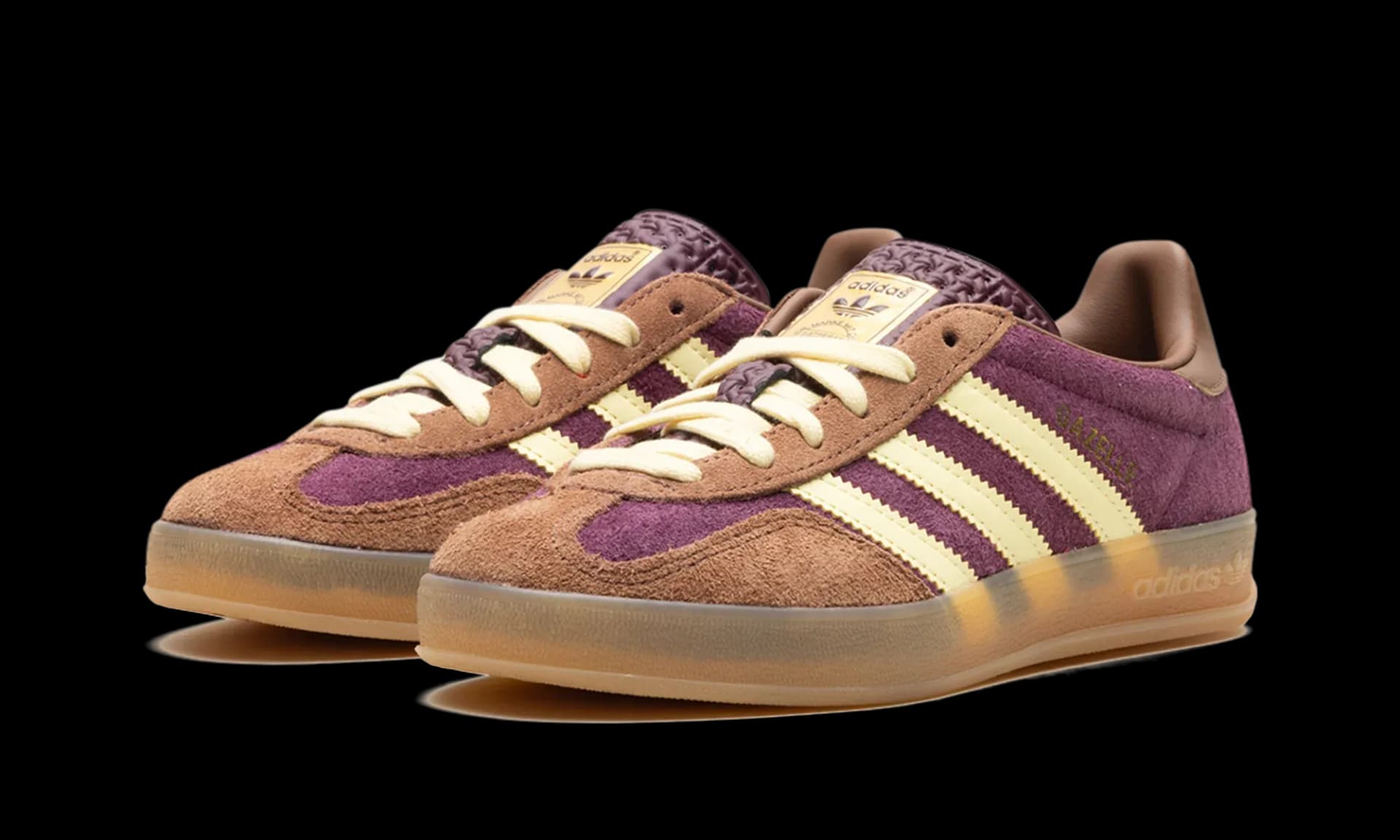 Adidas Gazelle Indoor Maroon Almost Yellow | OVERCEZ