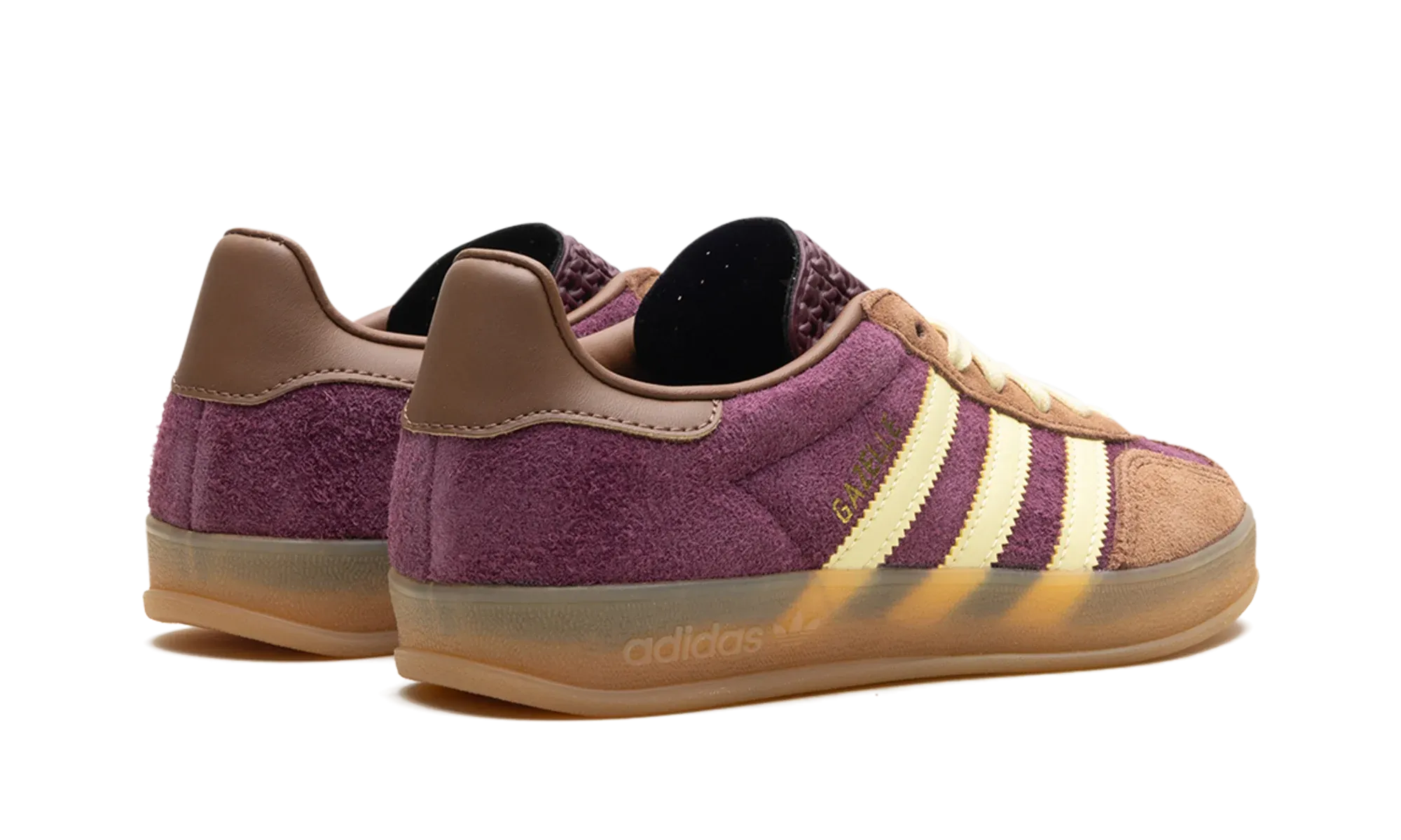 Adidas Gazelle Indoor Maroon Almost Yellow