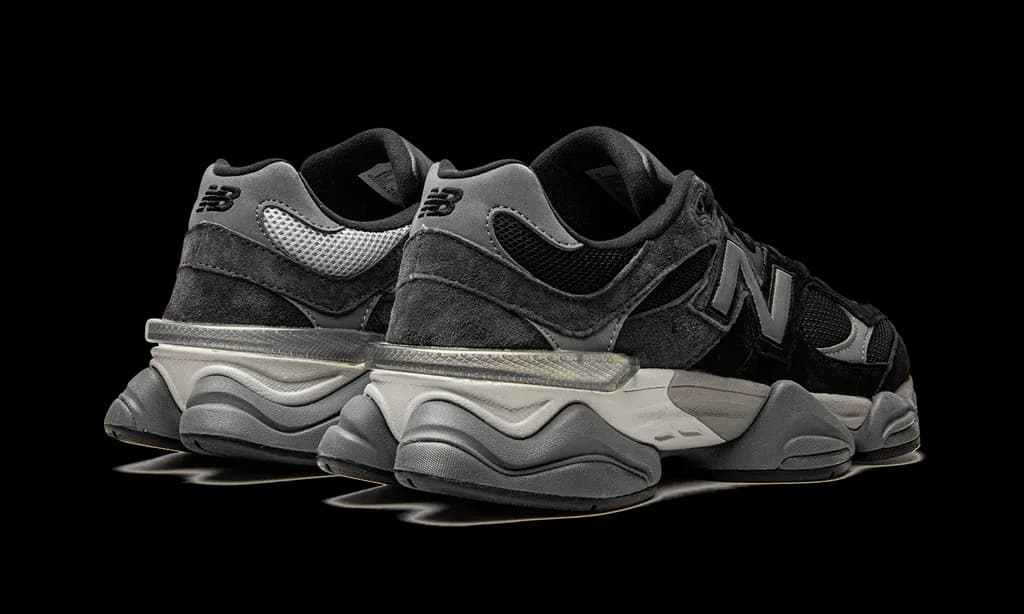 New Balance 9060 Black Castlerock Grey | OVERCEZ